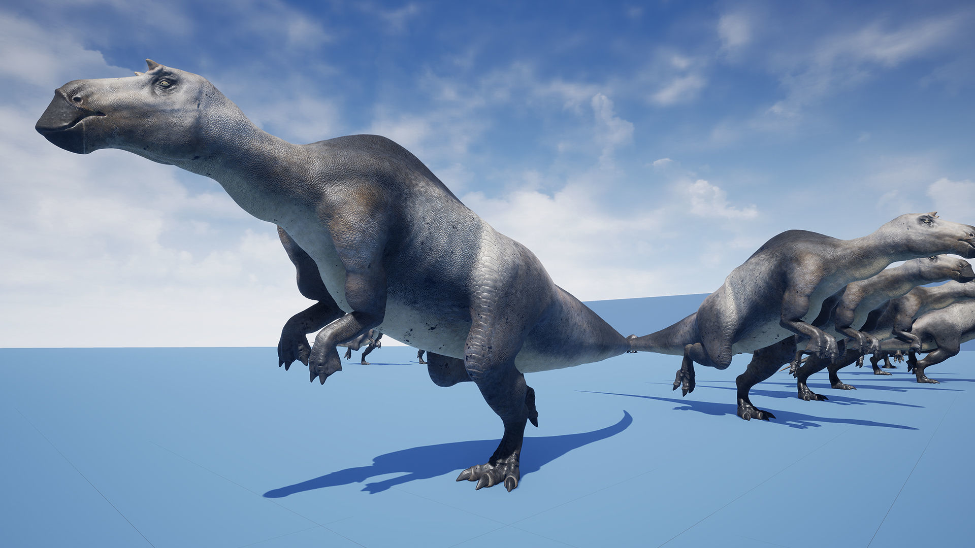 Dinosaur Maiasaura Unreal Engine Project Low-poly 3D model_17