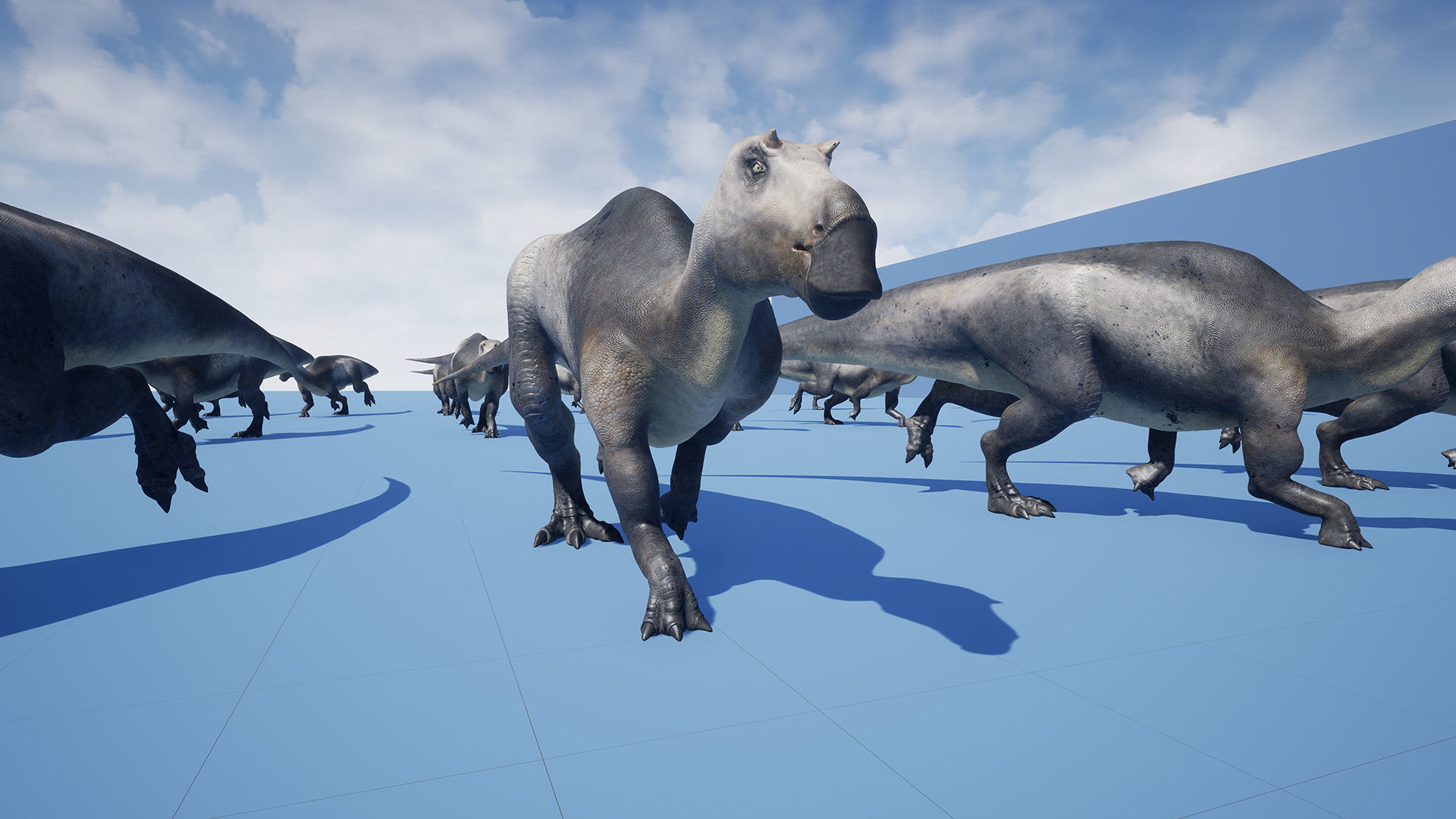 Dinosaur Maiasaura Unreal Engine Project Low-poly 3D model_13