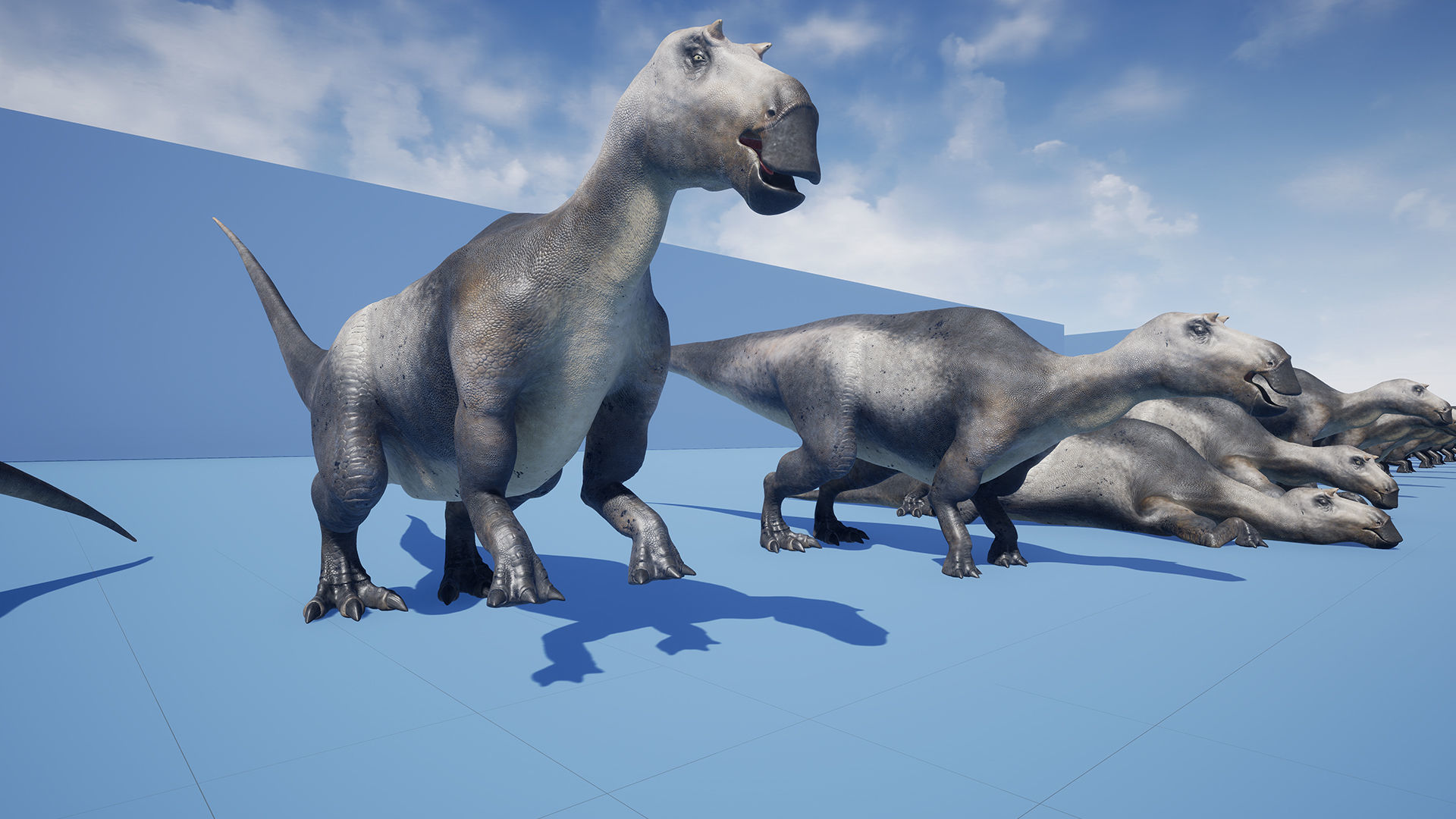 Dinosaur Maiasaura Unreal Engine Project Low-poly 3D model_15