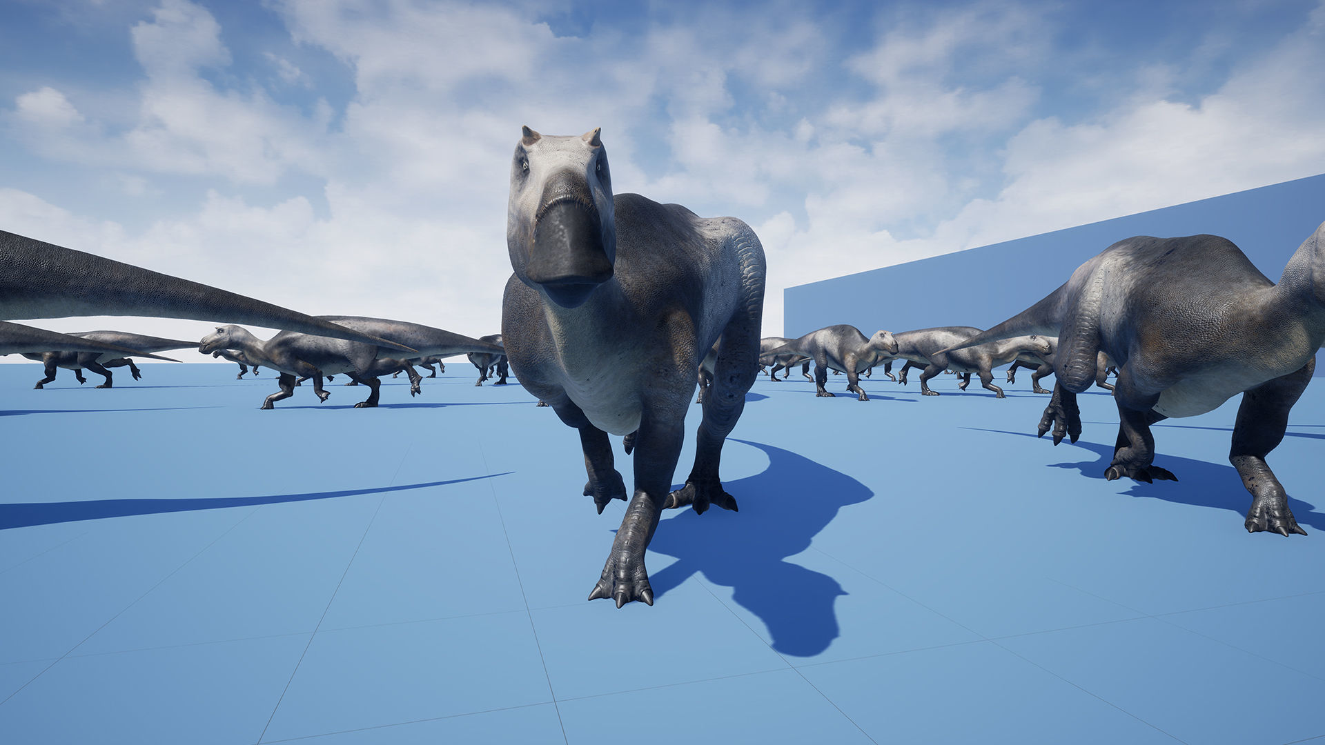 Dinosaur Maiasaura Unreal Engine Project Low-poly 3D model_11