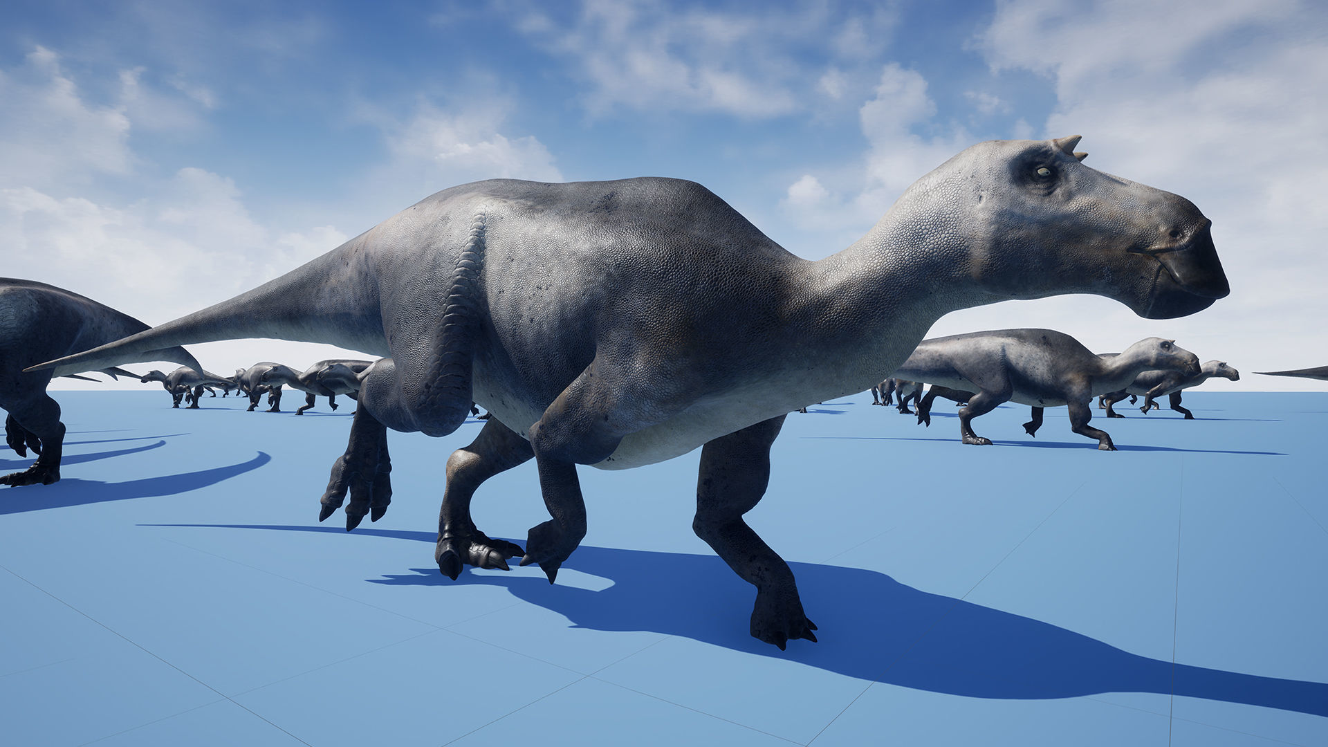 Dinosaur Maiasaura Unreal Engine Project Low-poly 3D model_20