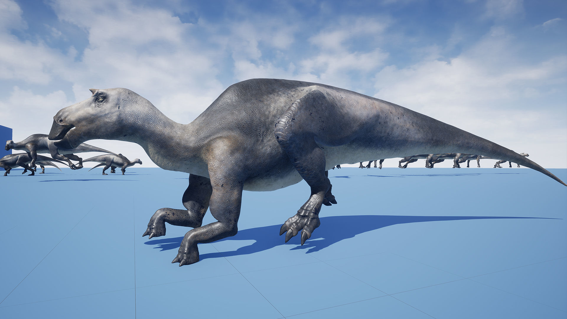 Dinosaur Maiasaura Unreal Engine Project Low-poly 3D model_18