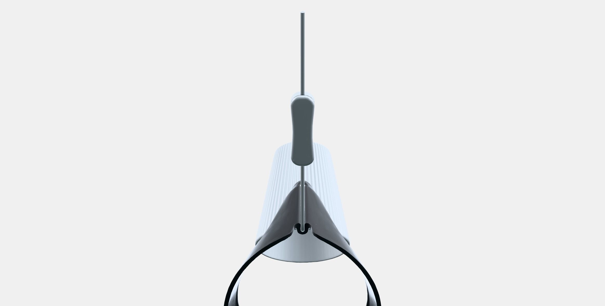 SVALLET Work lamp Low-poly 3D model_8