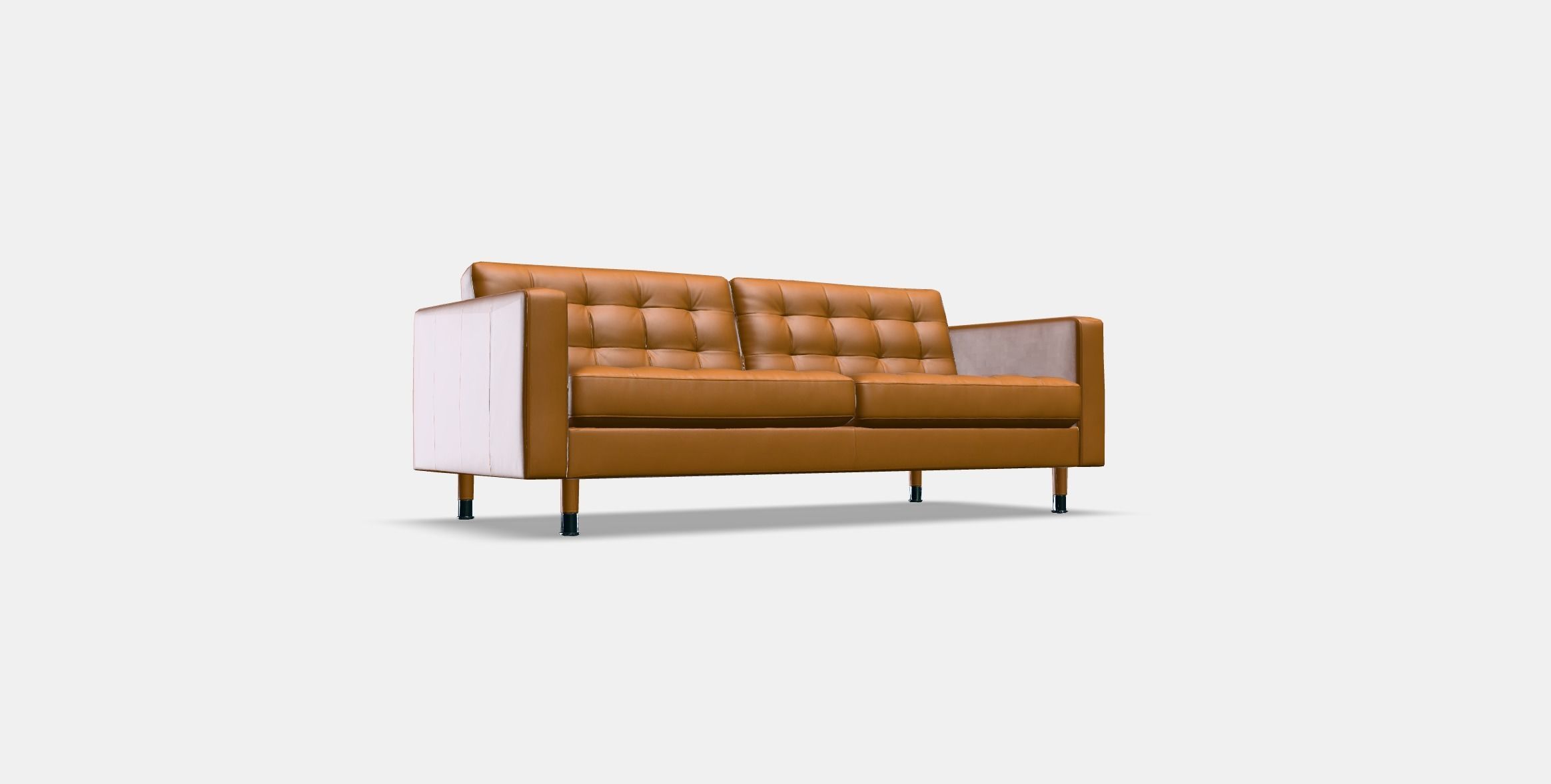LANDSKRONA 3-seat sofa Low-poly 3D model_2