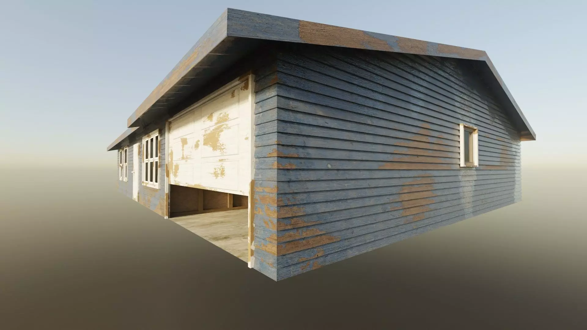 Abandone House Free low-poly 3D model