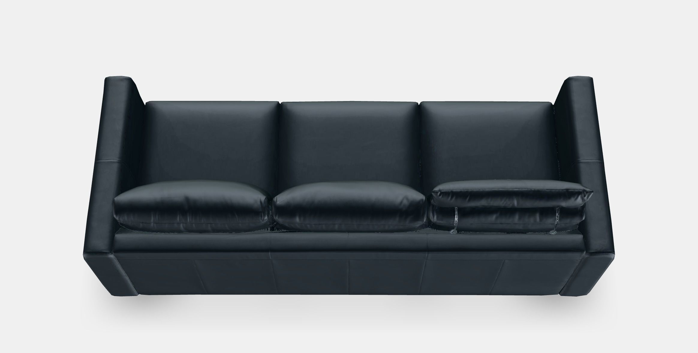 VIMLE 3-seat sofa 3 Low-poly 3D model_3