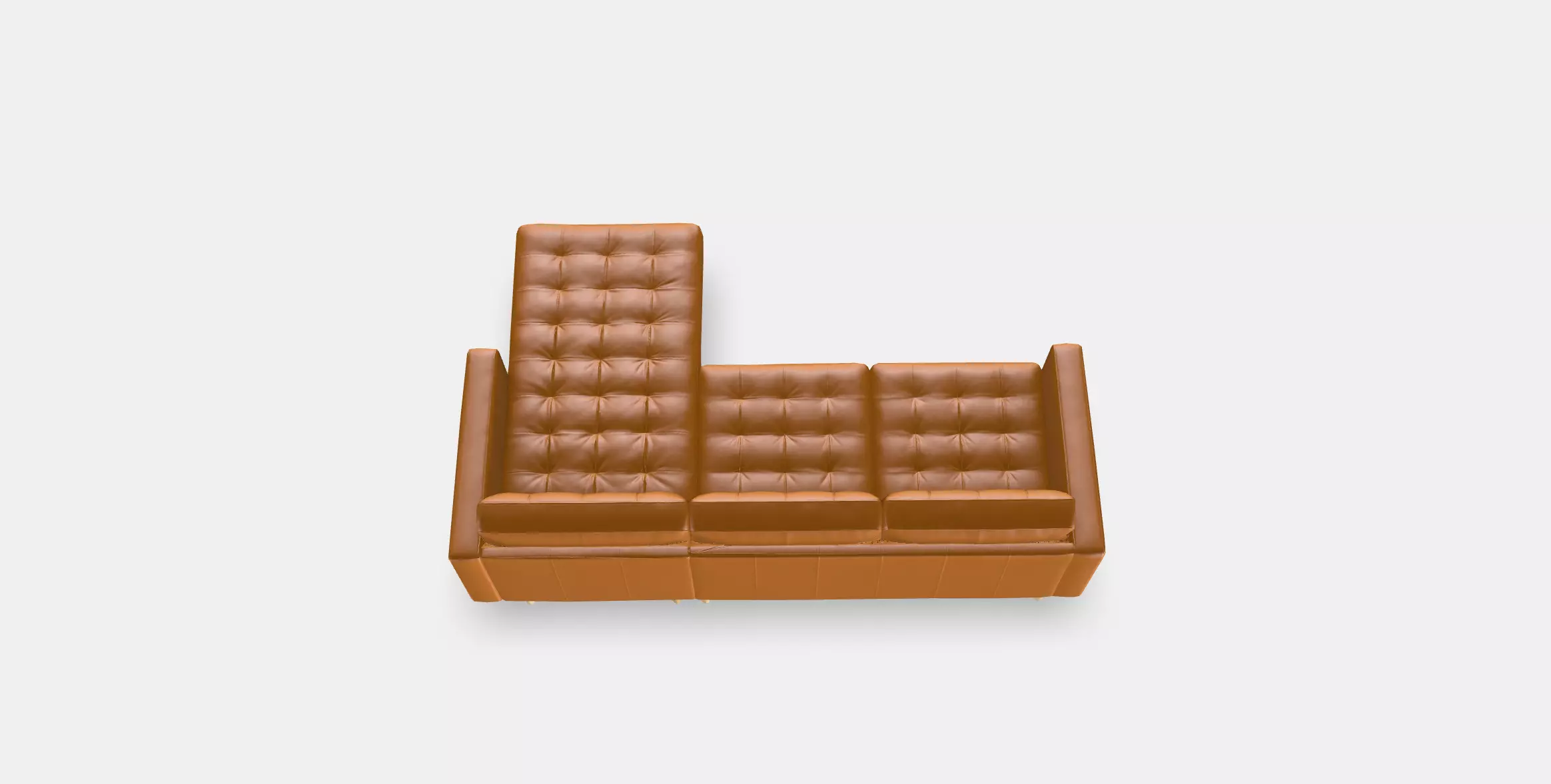 LANDSKRONA 3-seat sofa 1 Low-poly 3D model_0