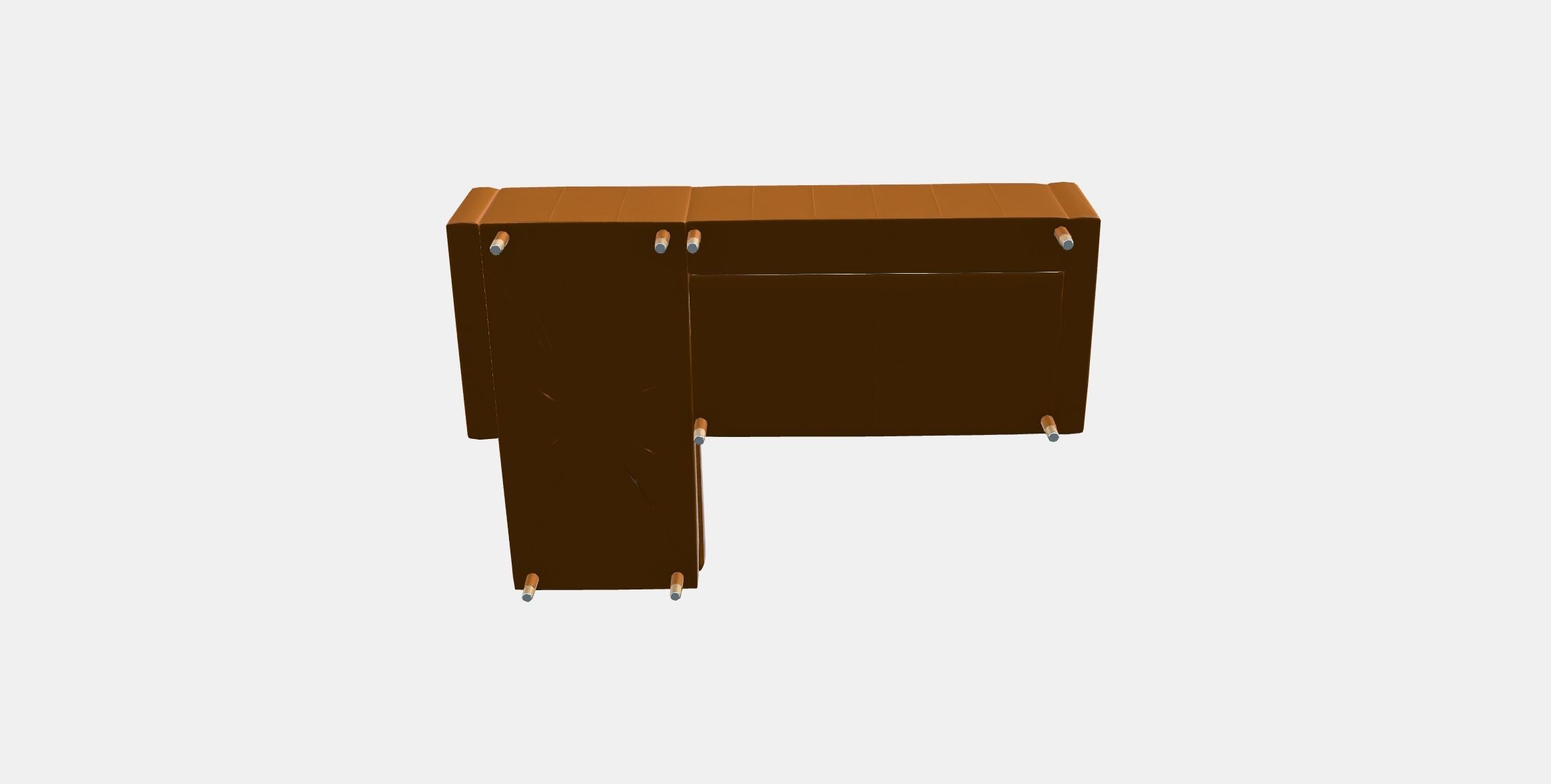 LANDSKRONA 3-seat sofa 1 Low-poly 3D model_5