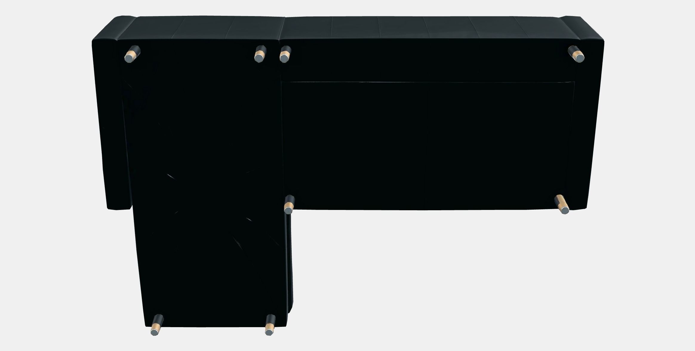 LANDSKRONA 3-seat sofa 2 Low-poly 3D model_8