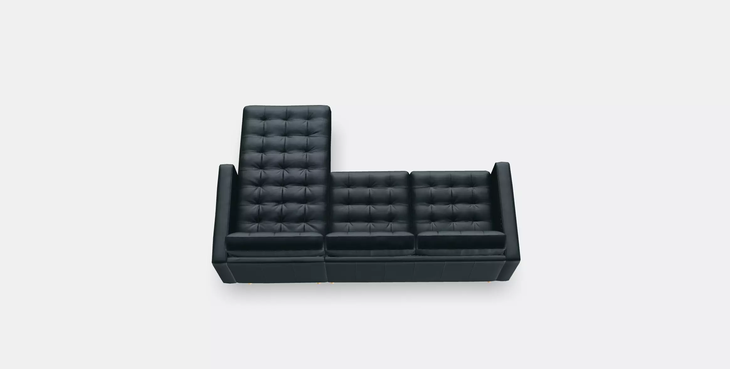 LANDSKRONA 3-seat sofa 2 Low-poly 3D model_0