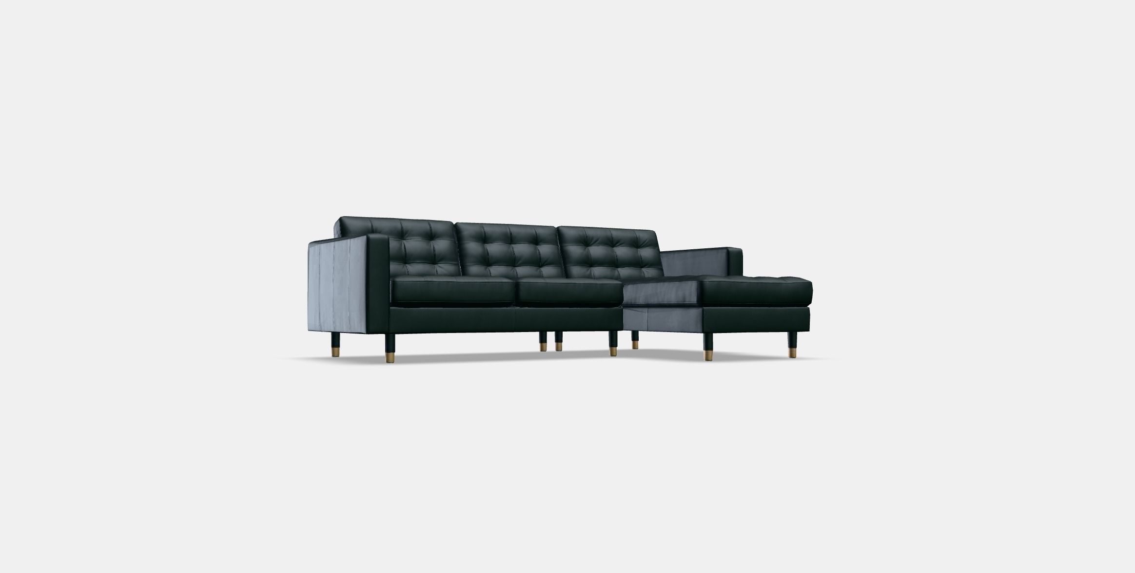 LANDSKRONA 3-seat sofa 2 Low-poly 3D model_2