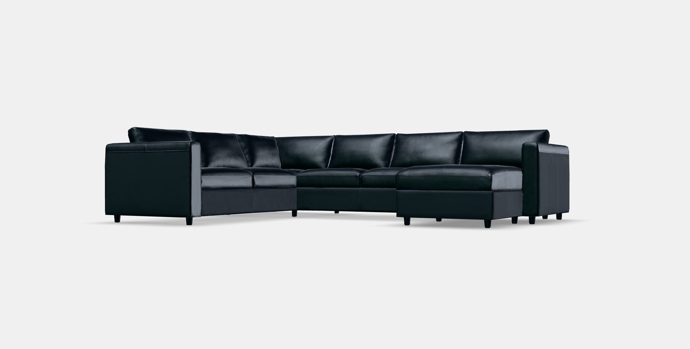VIMLE Corner sofa 5-seat Low-poly 3D model_13