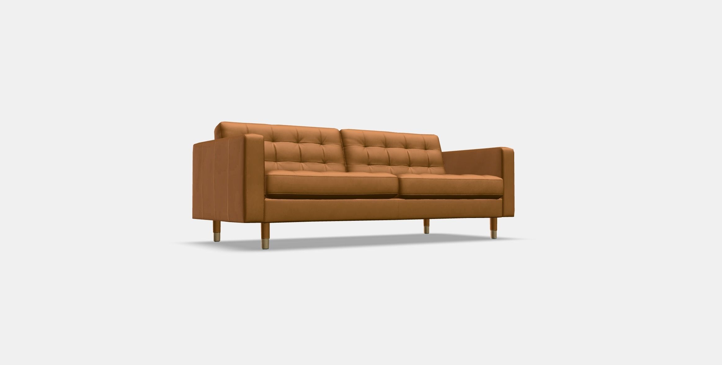 LANDSKRONA 3-seat sofa 3 Low-poly 3D model_2