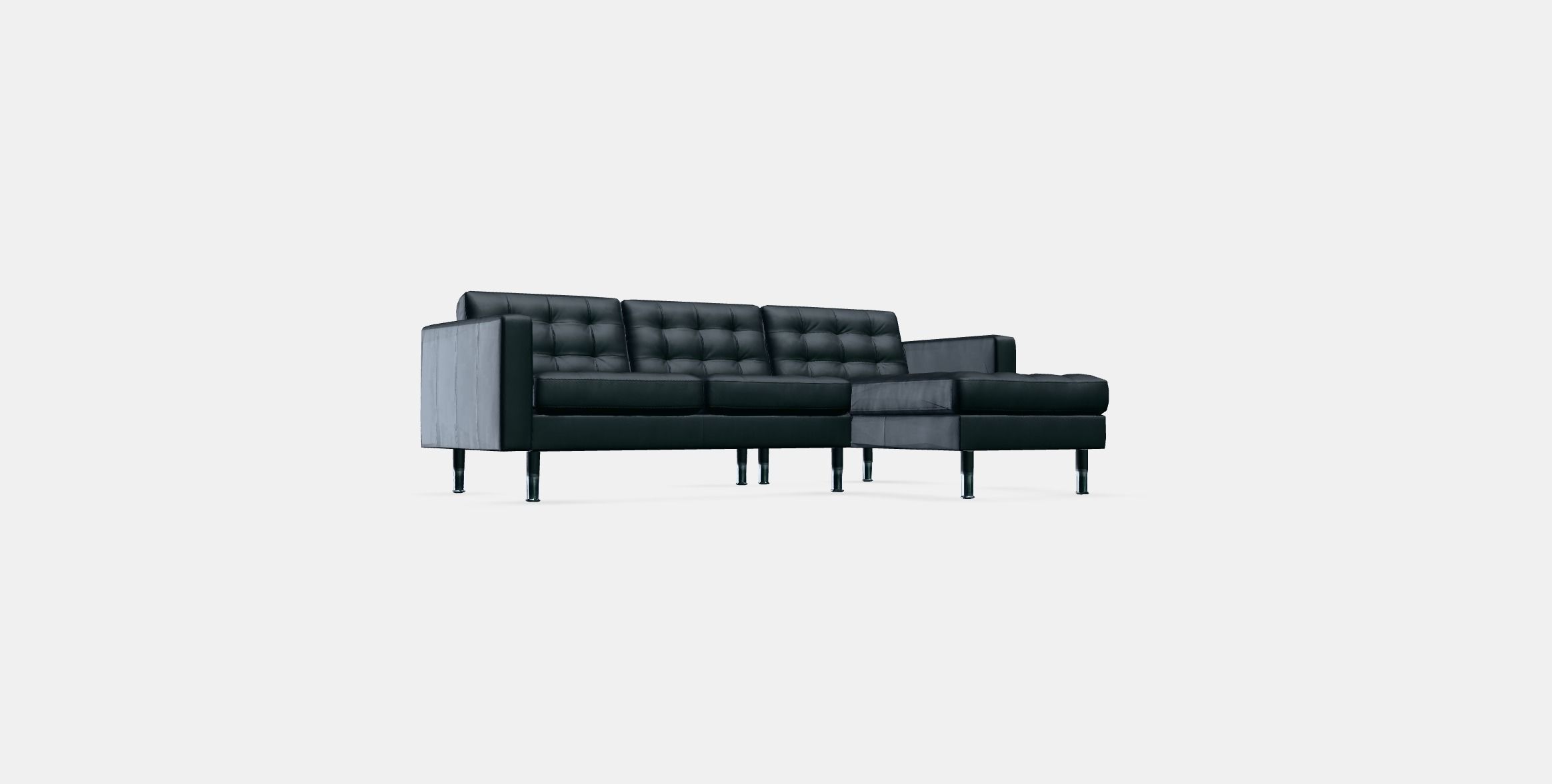 LANDSKRONA 3-seat sofa 4 Low-poly 3D model_3