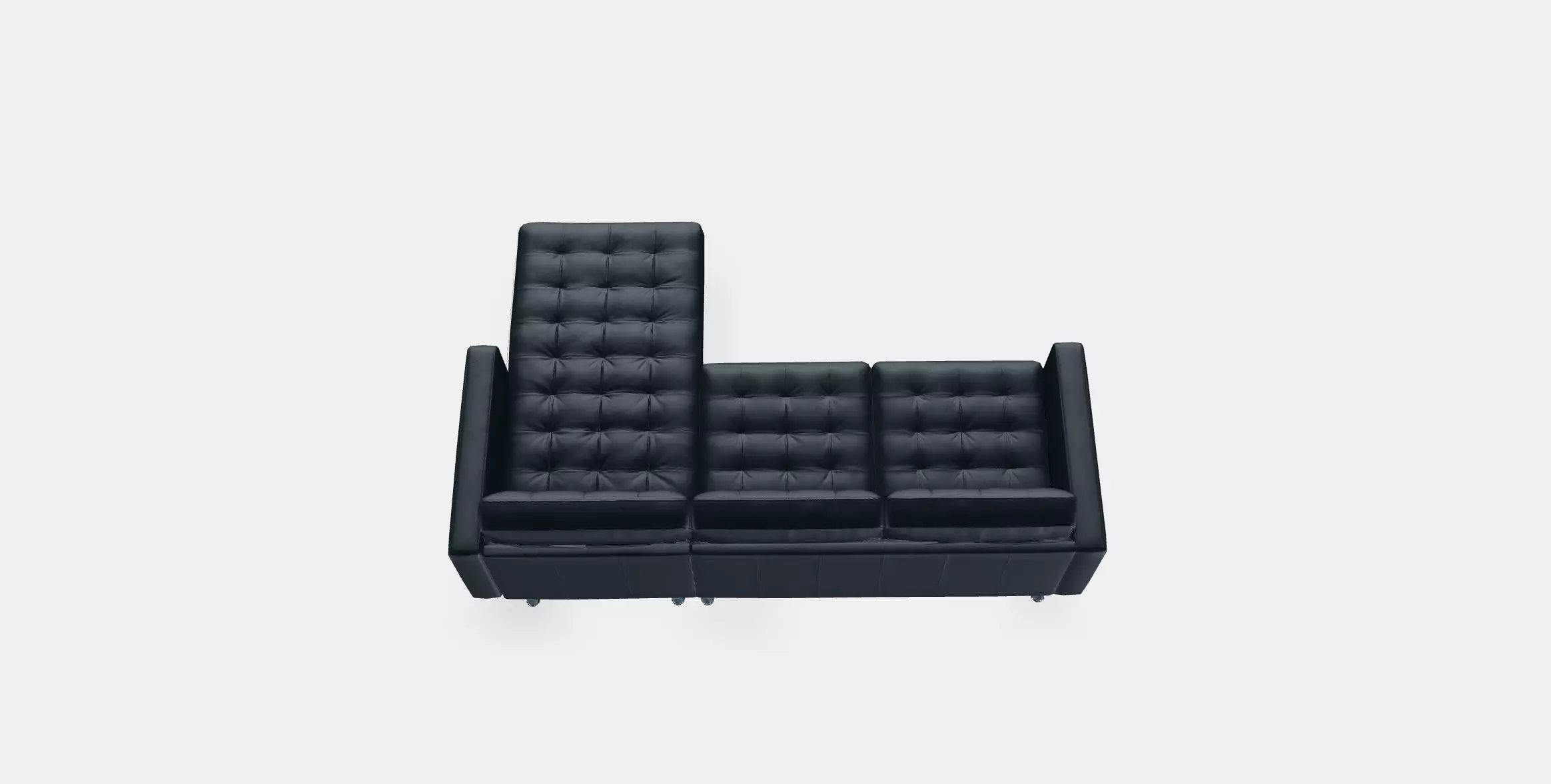 LANDSKRONA 3-seat sofa 4 Low-poly 3D model_0