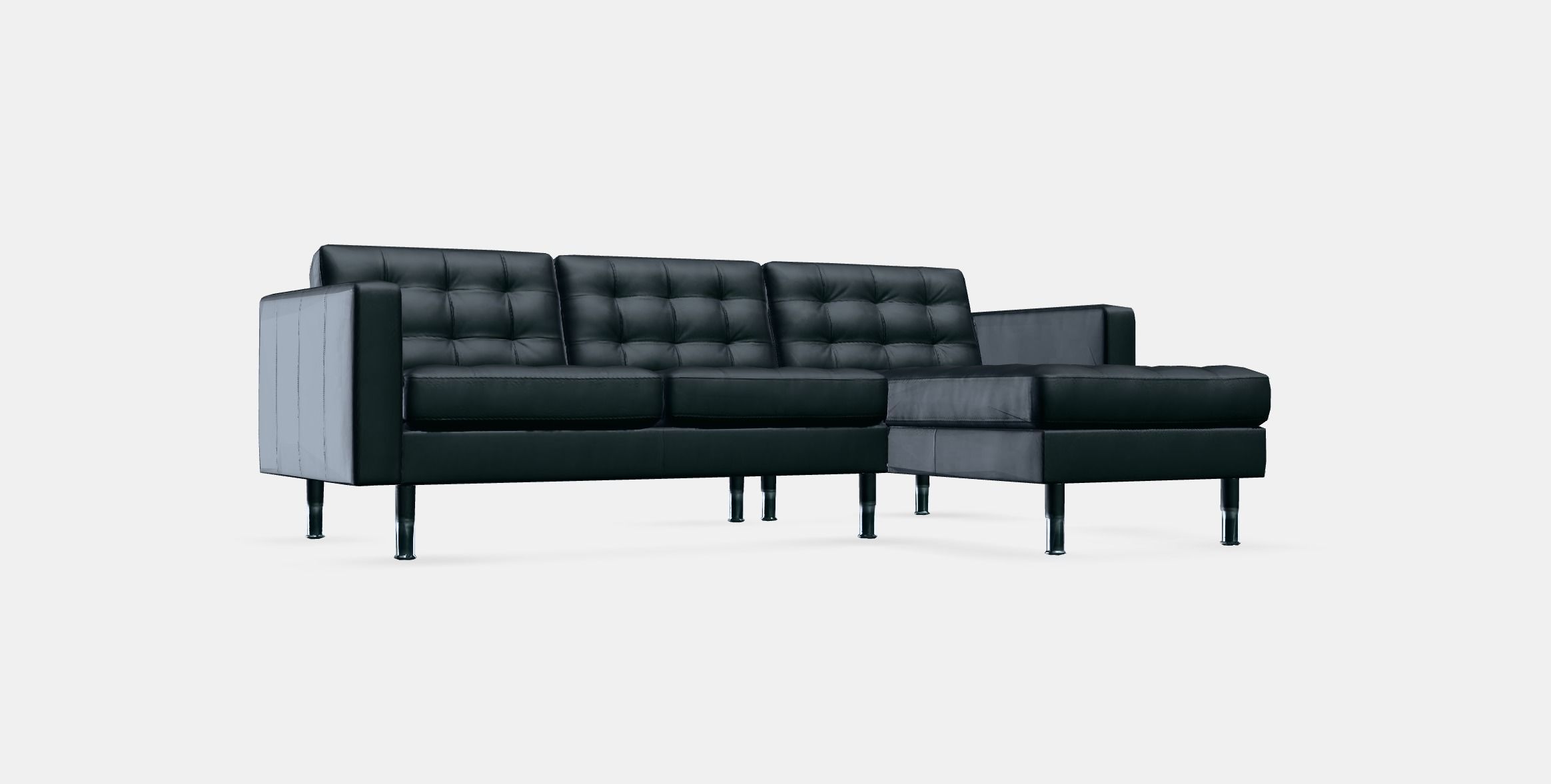 LANDSKRONA 3-seat sofa 4 Low-poly 3D model_9