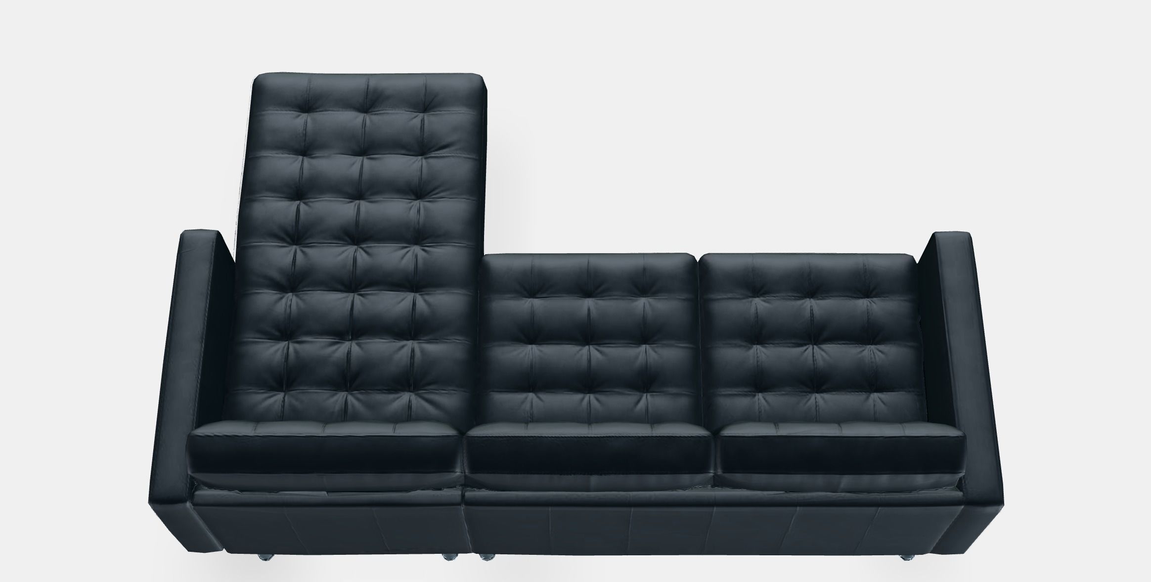 LANDSKRONA 3-seat sofa 4 Low-poly 3D model_4