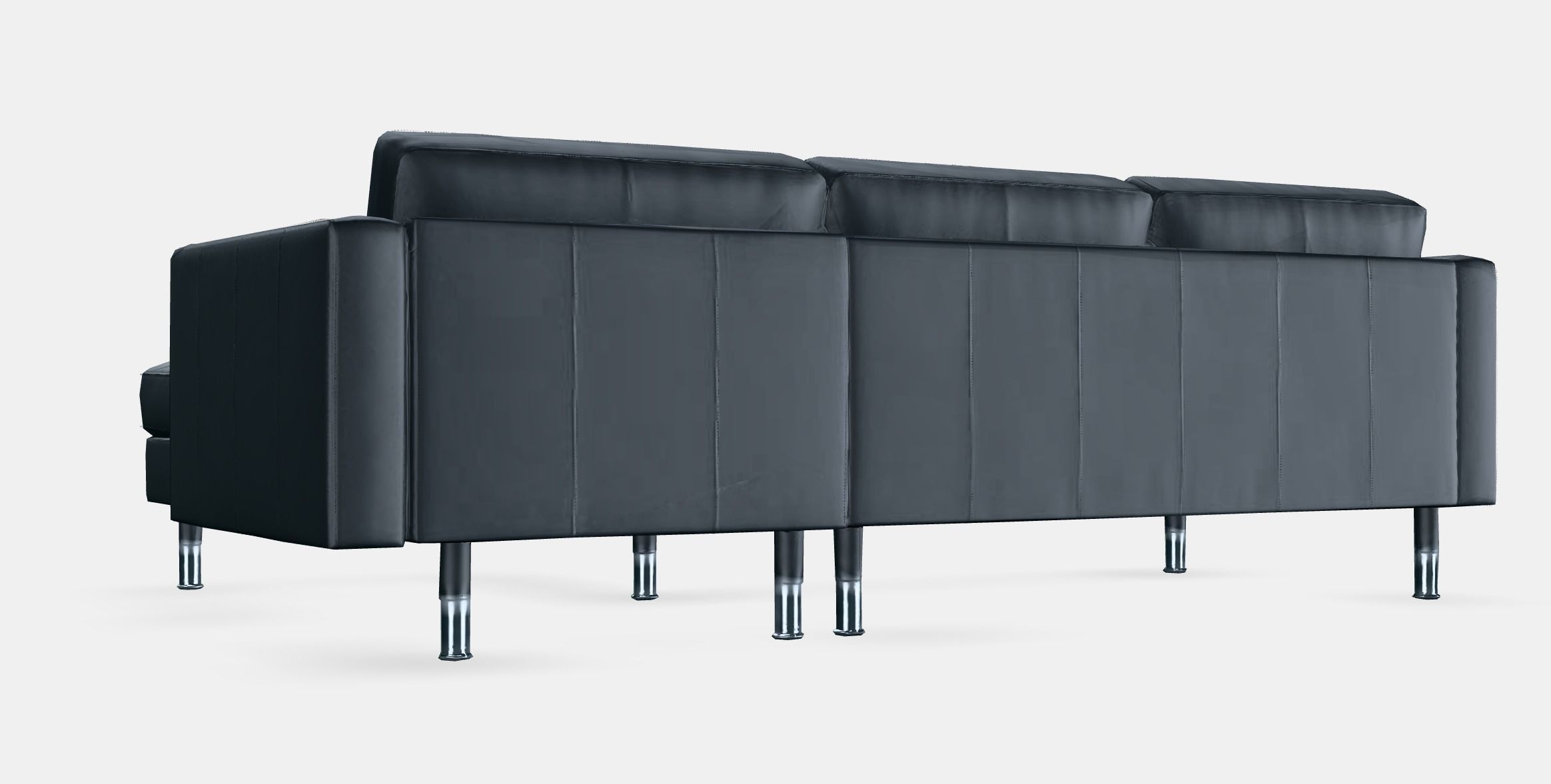 LANDSKRONA 3-seat sofa 4 Low-poly 3D model_2