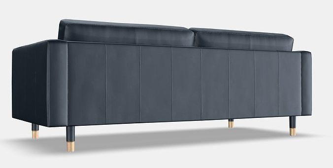 LANDSKRONA Three-seat sofa 1 Low-poly 3D model