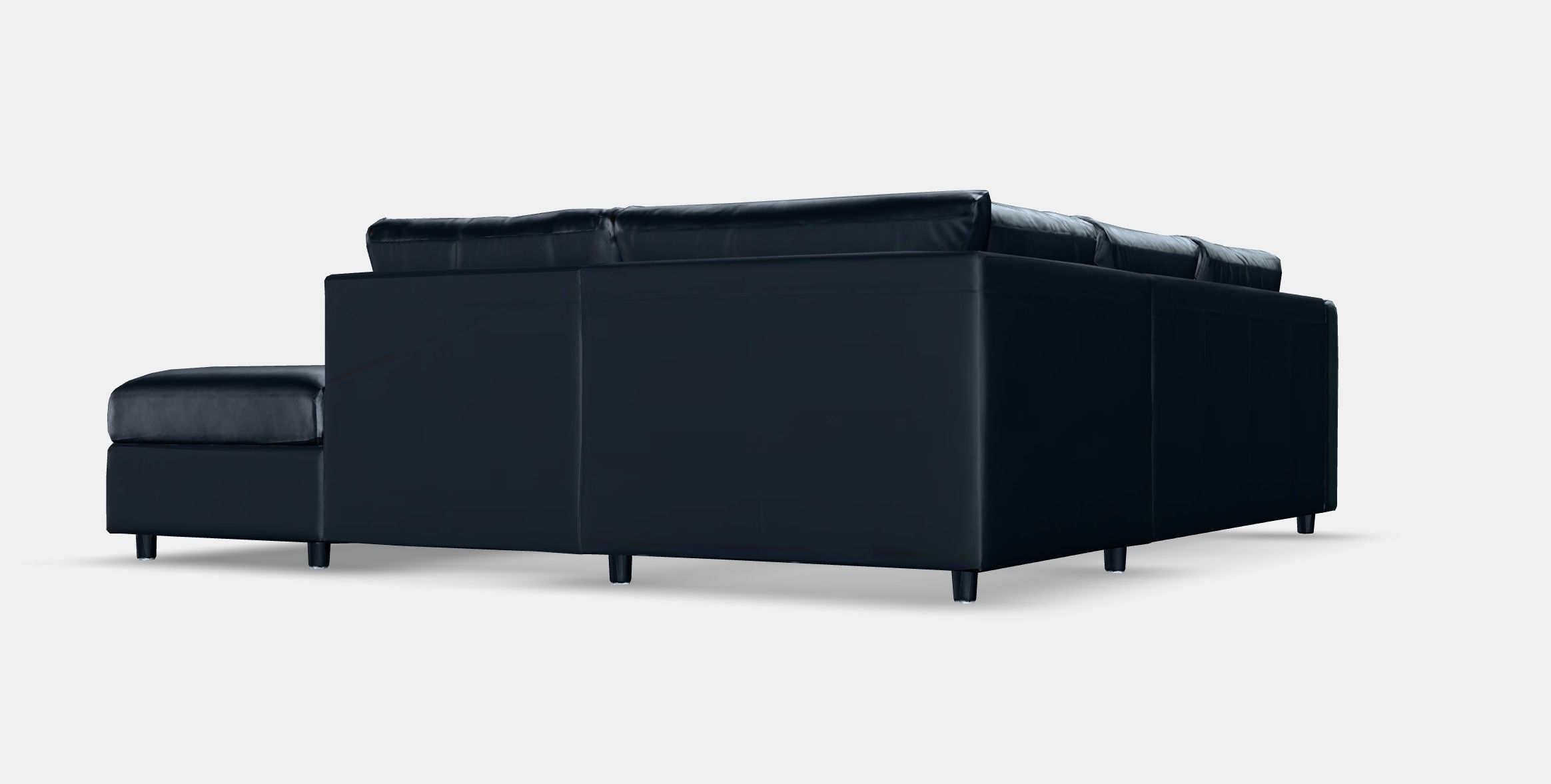 VIMLE Corner sofa 4-seat Low-poly 3D model_6