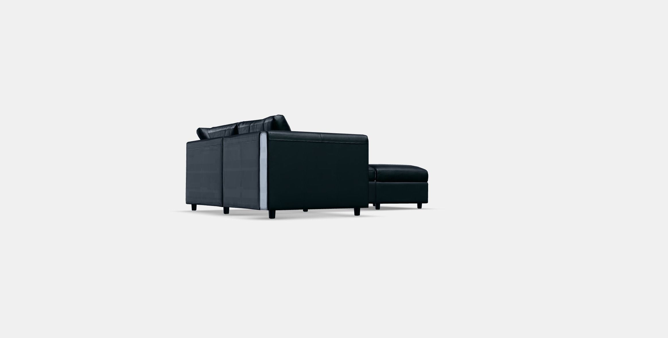 VIMLE Corner sofa 3-seat Low-poly 3D model_2