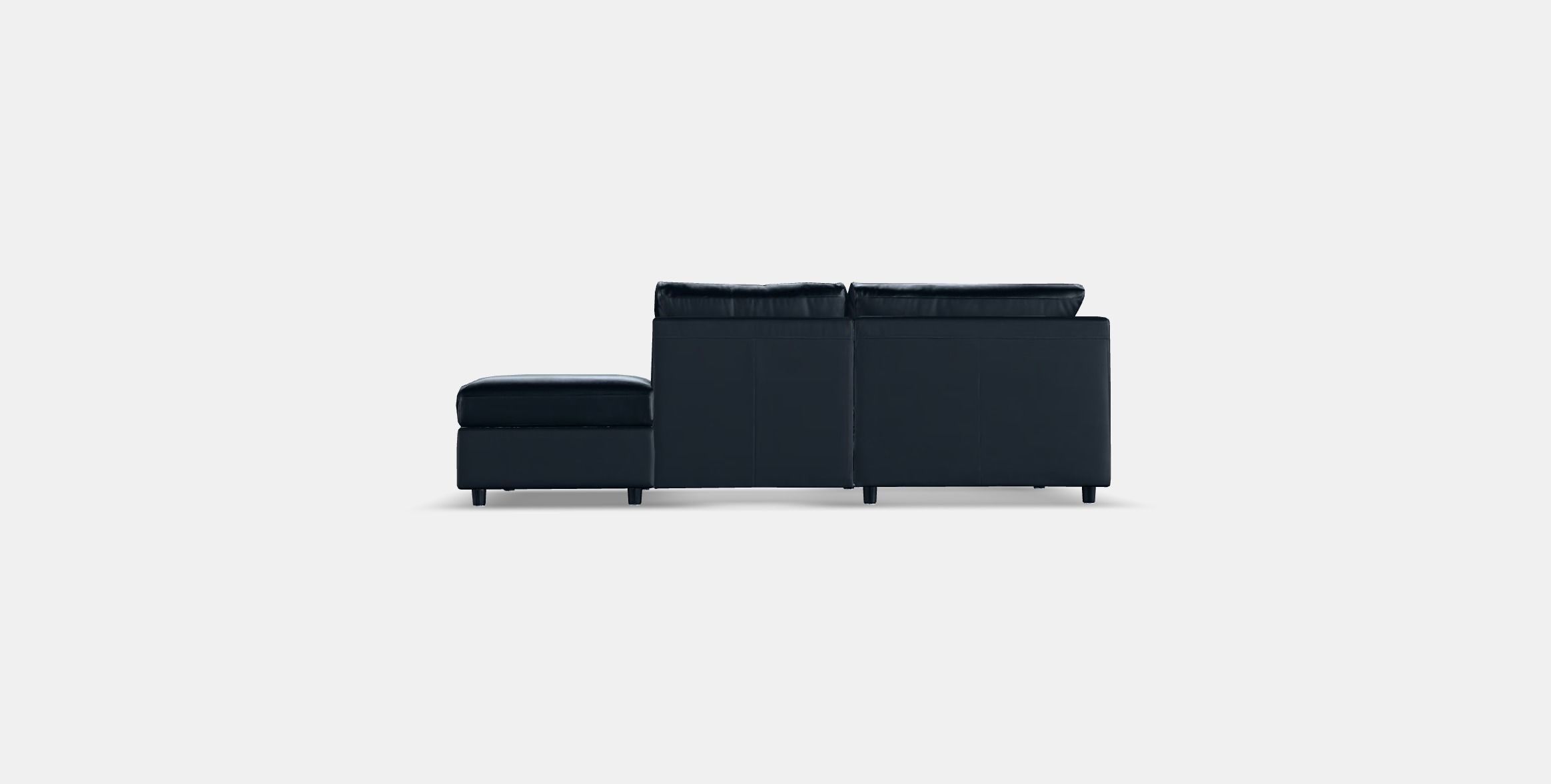 VIMLE Corner sofa 3-seat Low-poly 3D model_14