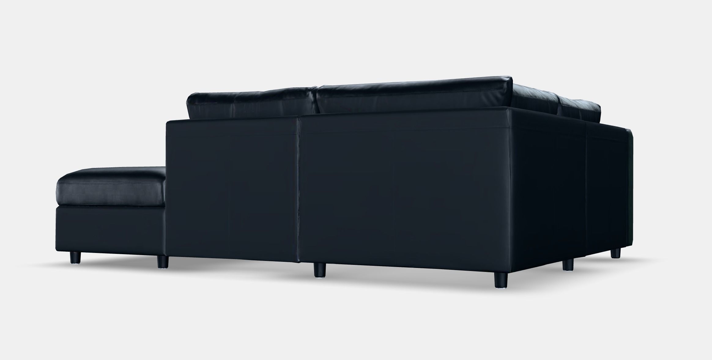 VIMLE Corner sofa 3-seat Low-poly 3D model_6