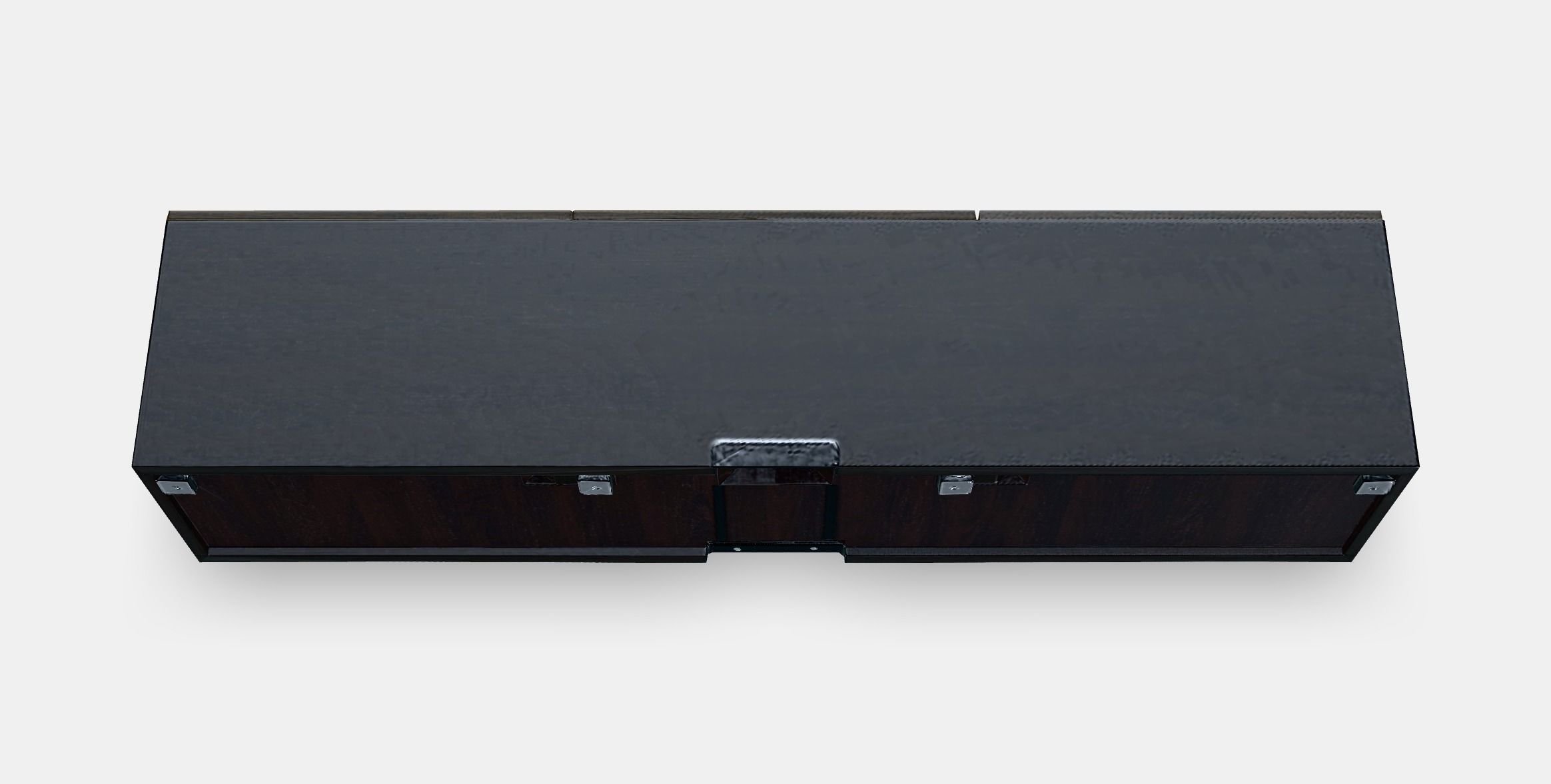 BESTA TV bench with doors 4 Low-poly 3D model_4