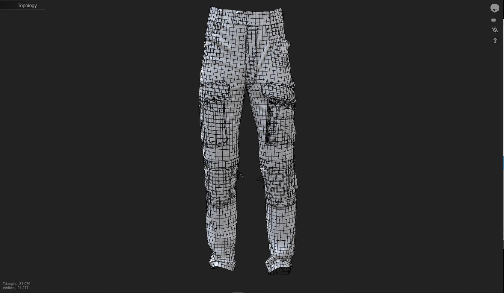 GEN2 TACTICAL PANTS KANGAROO male pose05 3D model 3D model_21