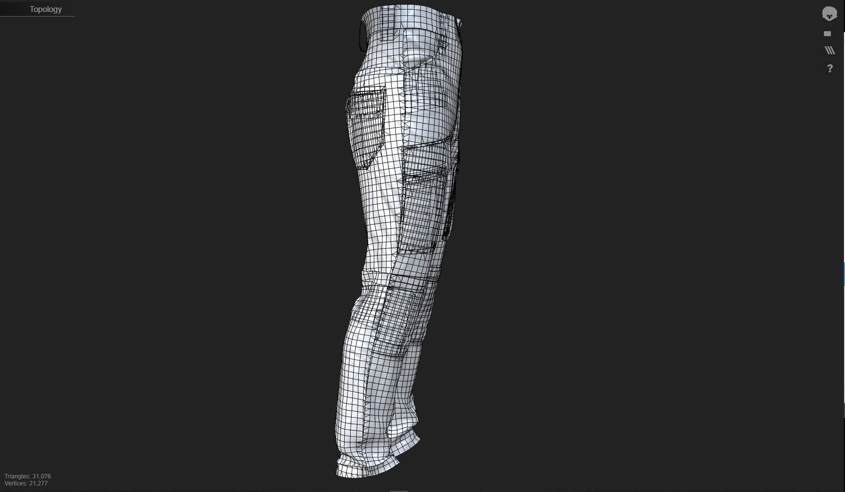 GEN2 TACTICAL PANTS KANGAROO male pose05 3D model 3D model_20