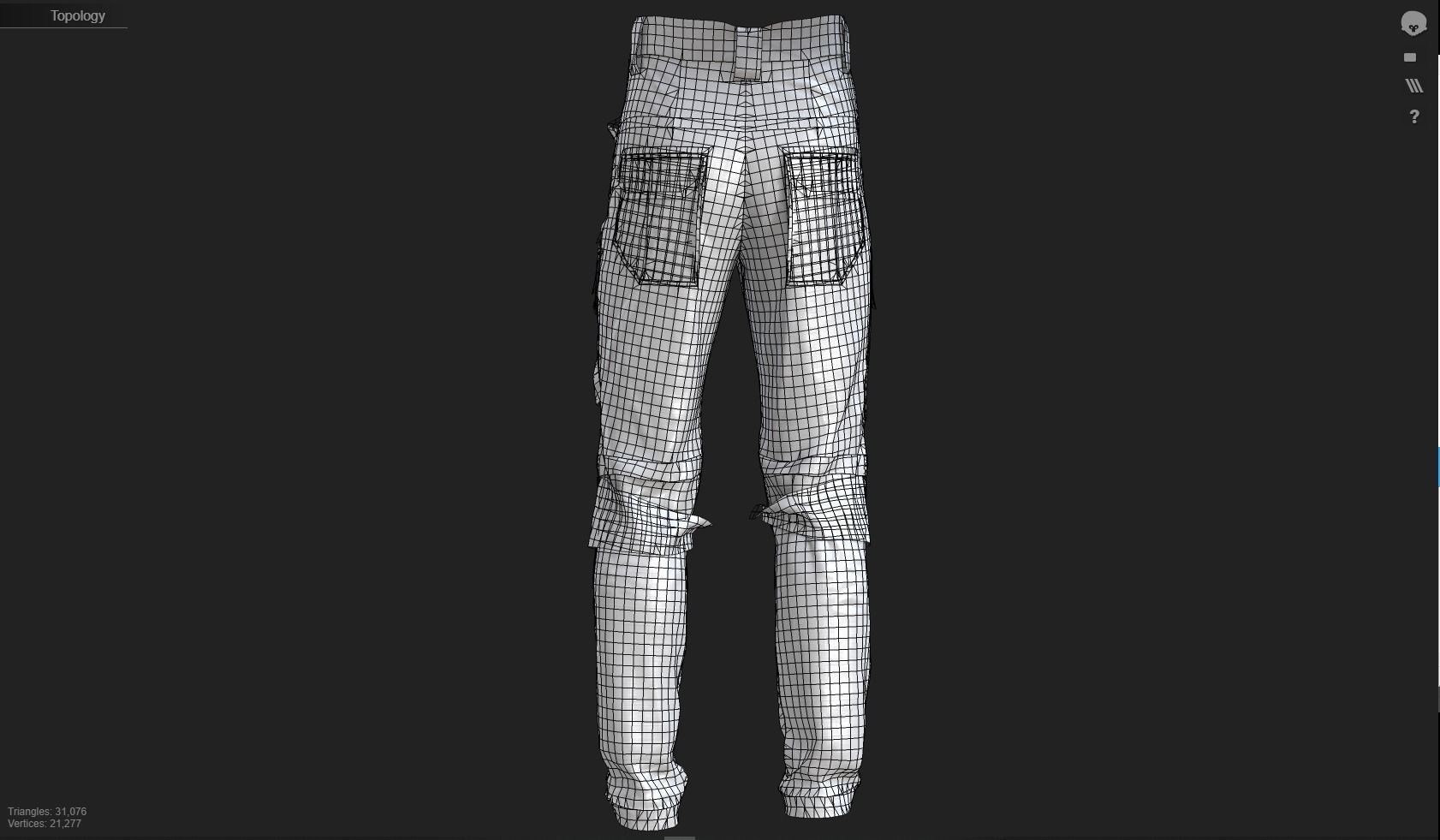 GEN2 TACTICAL PANTS KANGAROO male pose05 3D model 3D model_22