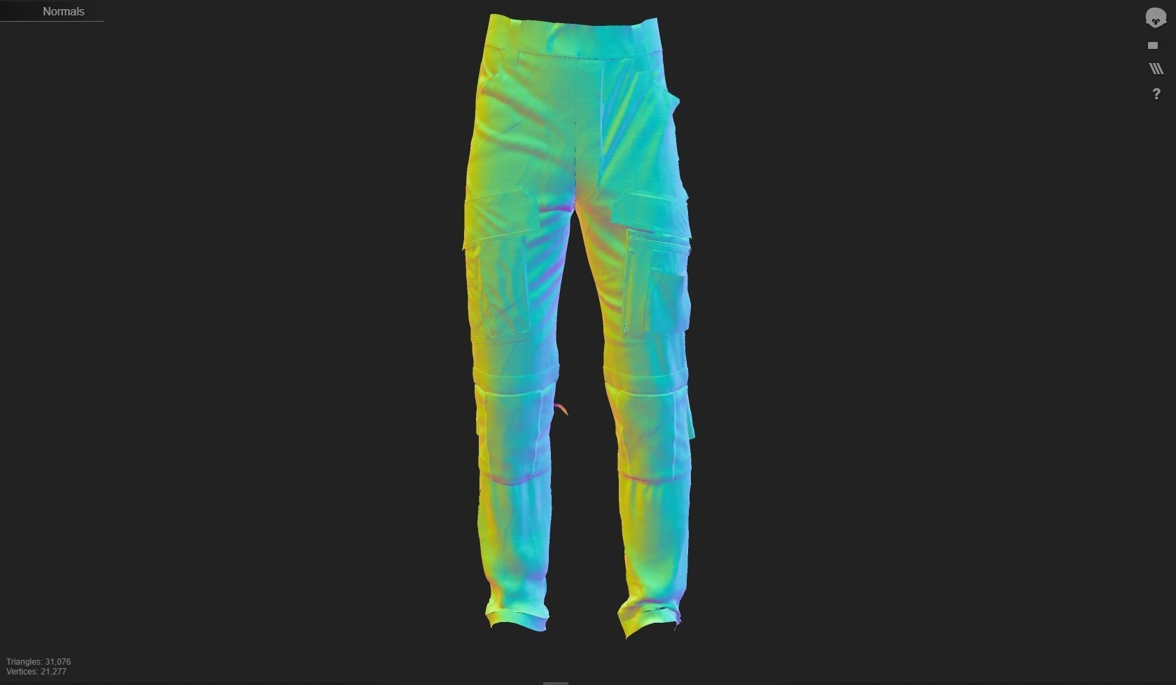 GEN2 TACTICAL PANTS KANGAROO male pose05 3D model 3D model_12