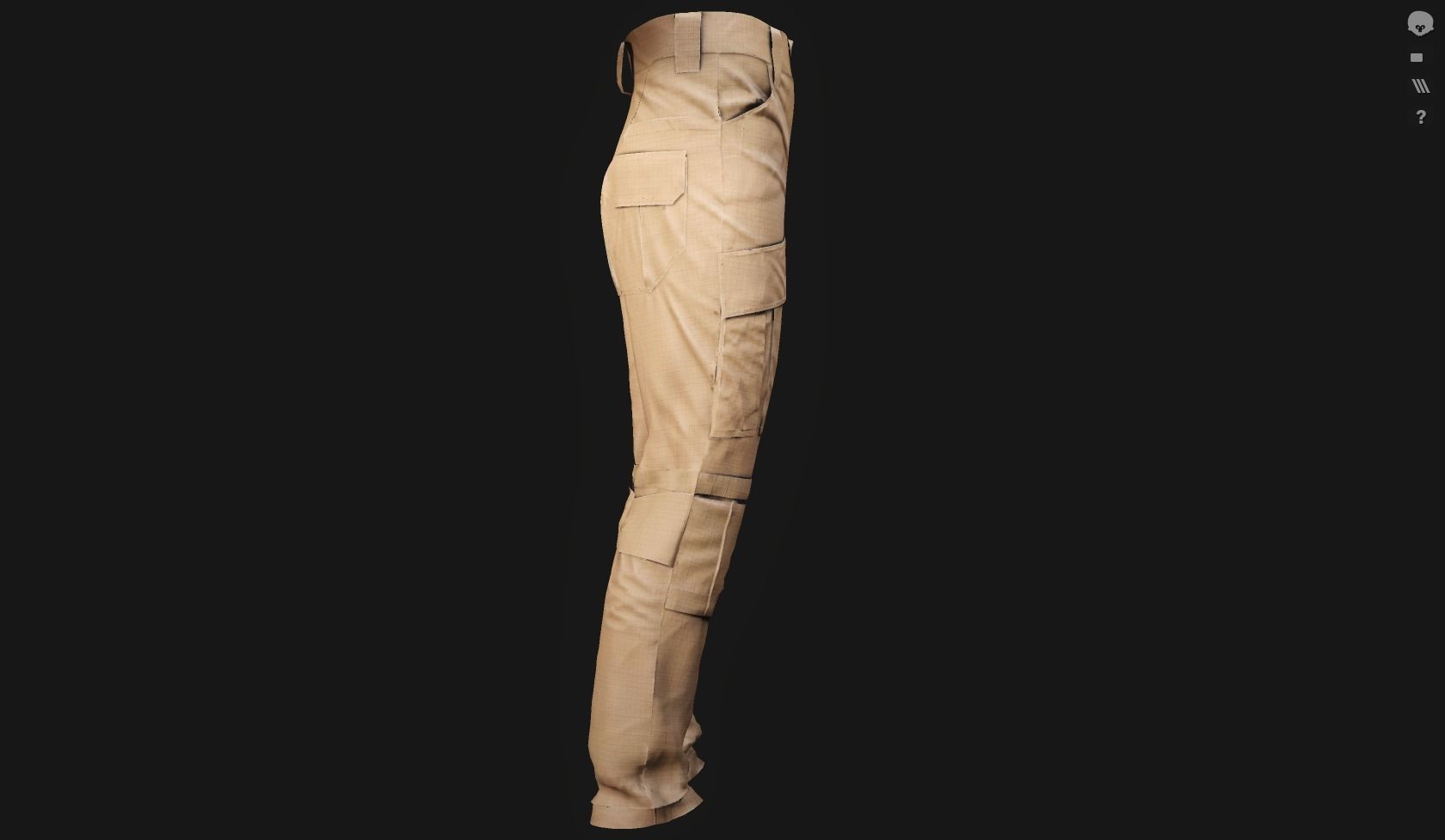 GEN2 TACTICAL PANTS KANGAROO male pose05 3D model 3D model_7