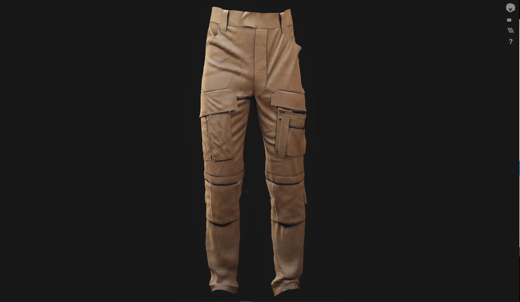 GEN2 TACTICAL PANTS KANGAROO male pose05 3D model 3D model_6