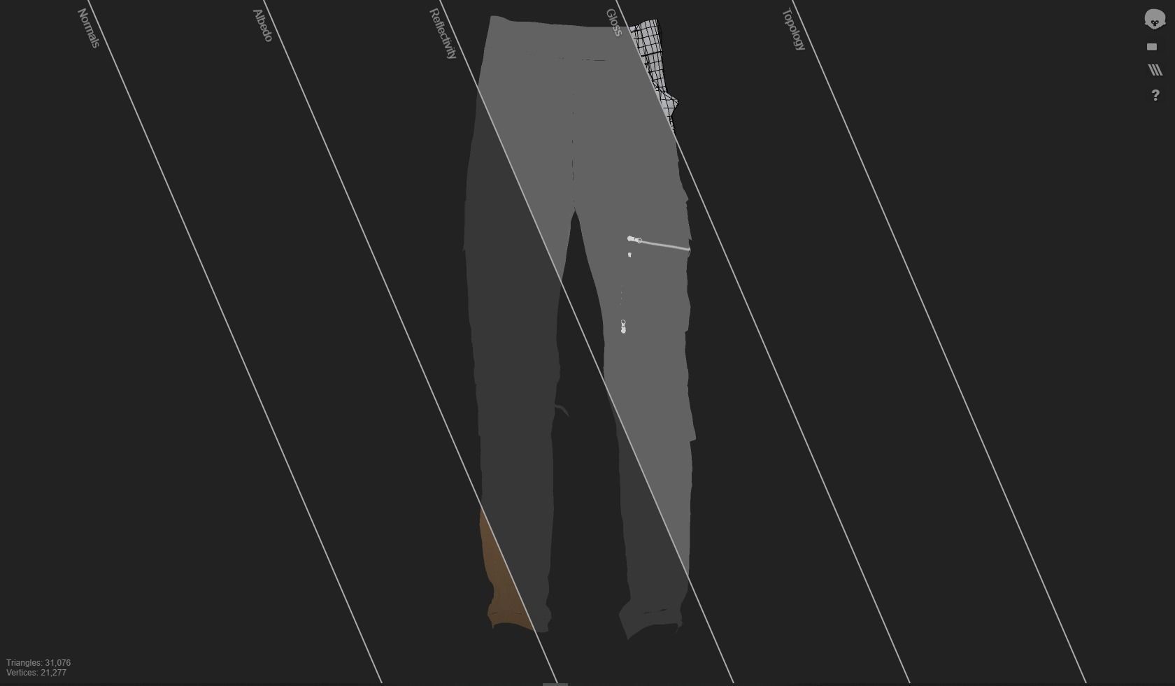 GEN2 TACTICAL PANTS KANGAROO male pose05 3D model 3D model_10