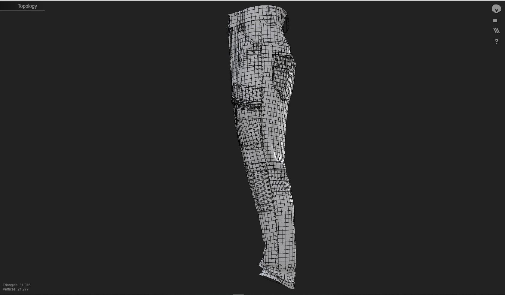 GEN2 TACTICAL PANTS KANGAROO male pose05 3D model 3D model_18