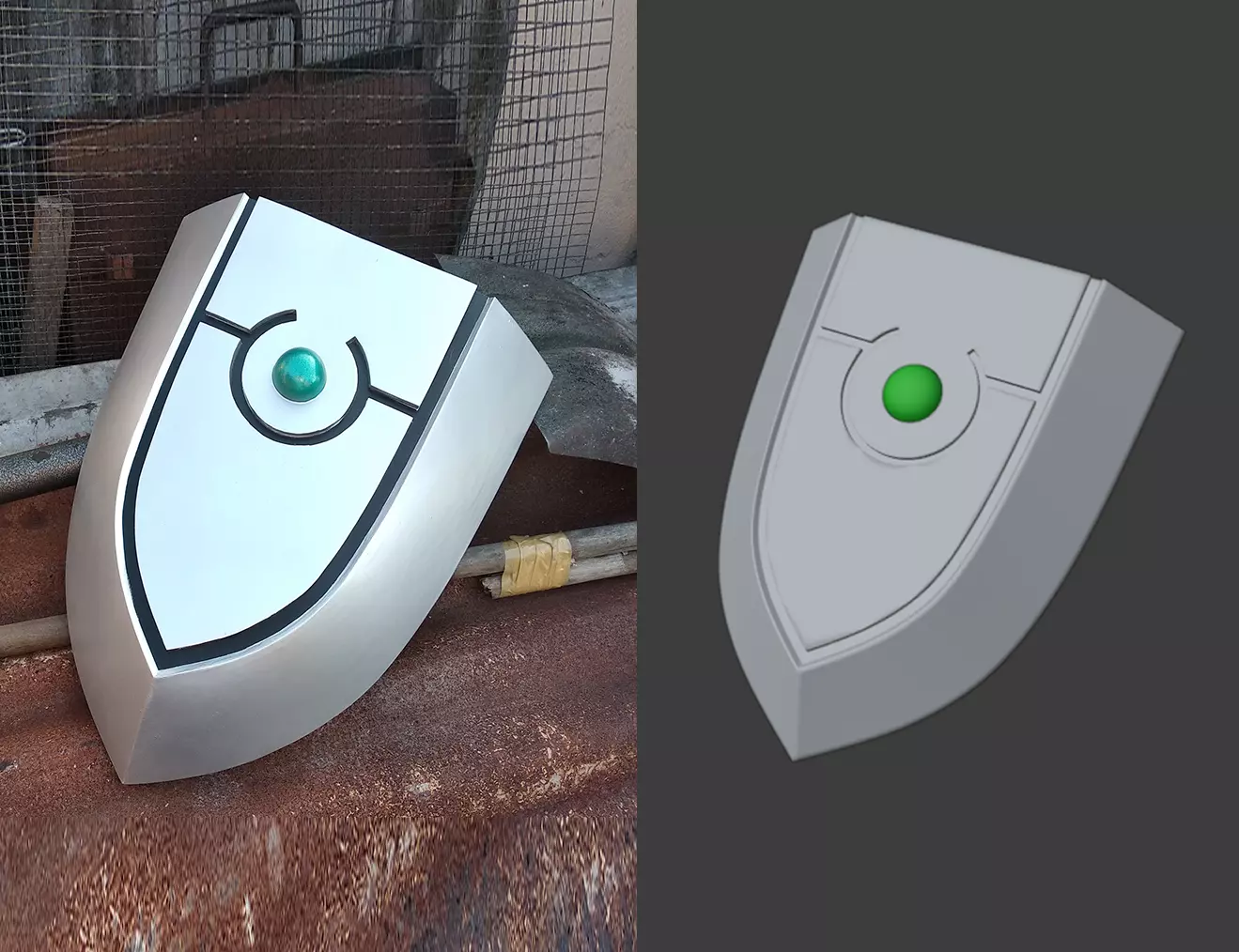The Rising of the Shield Hero Manga ver Naofumi Iwatani shield 3D print model_0