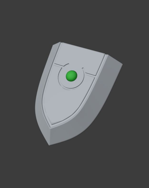 The Rising of the Shield Hero Manga ver Naofumi Iwatani shield 3D print model_3