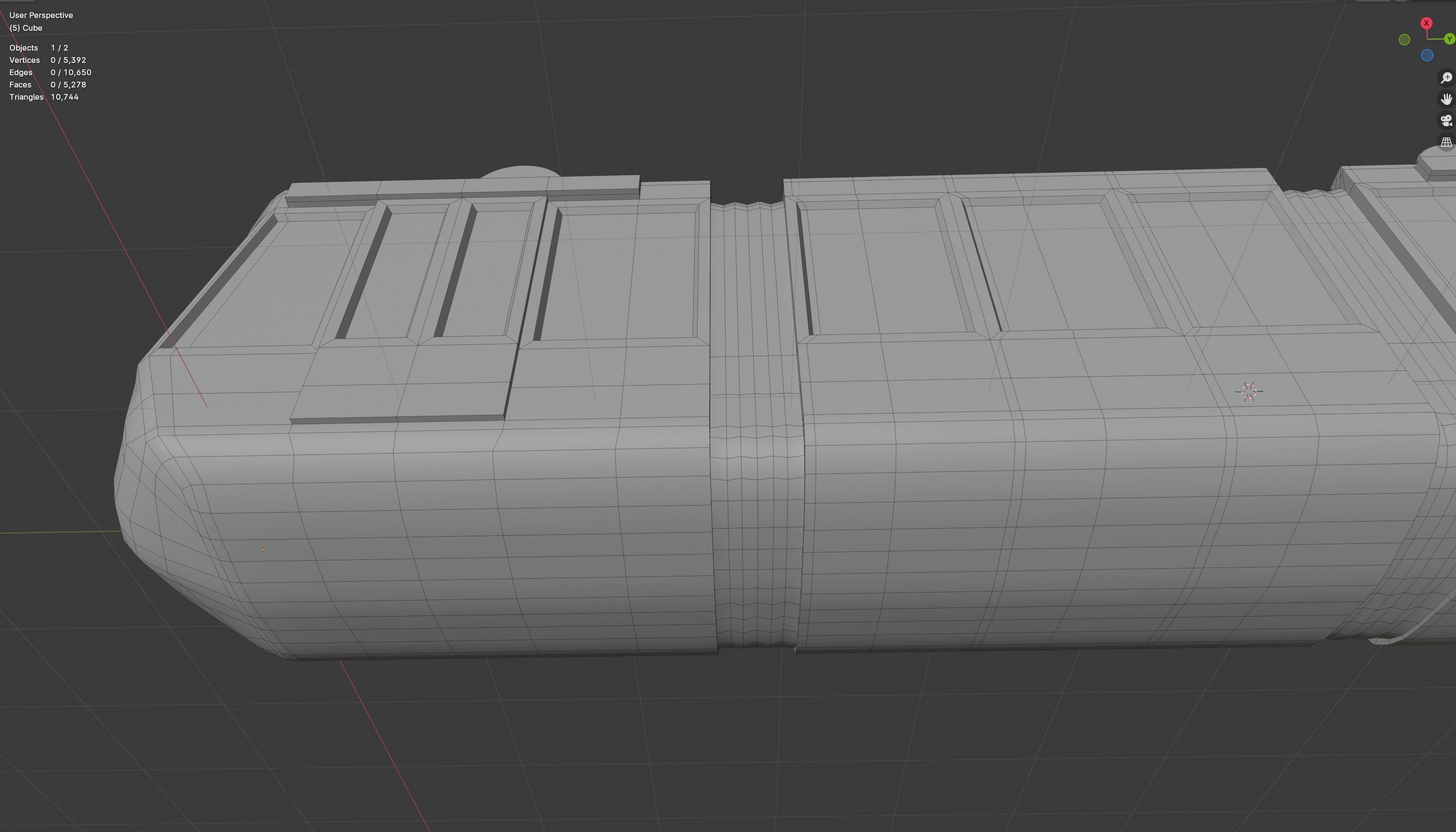 Elevated Monorail Free 3D model_10