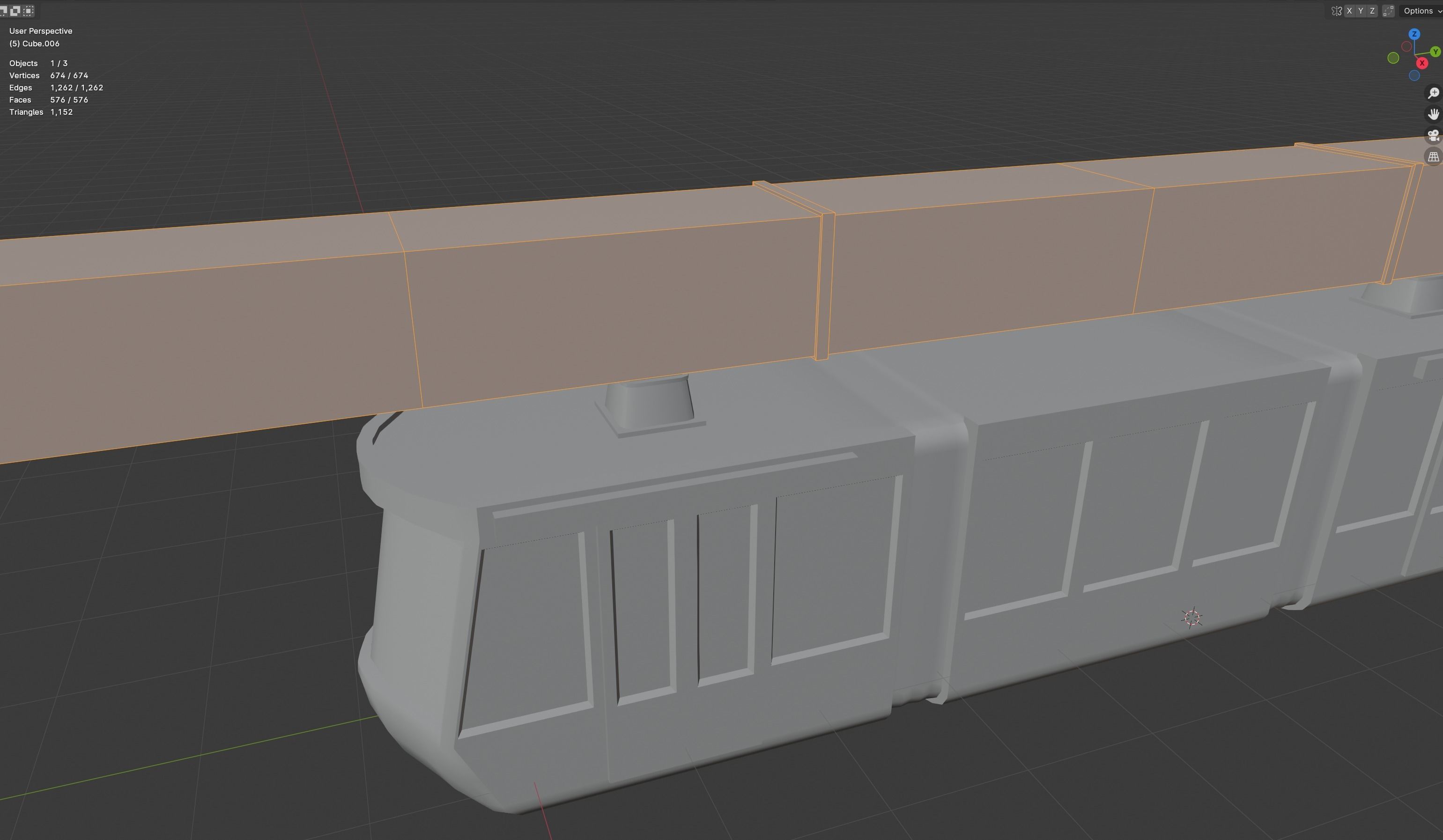 Elevated Monorail Free 3D model_9