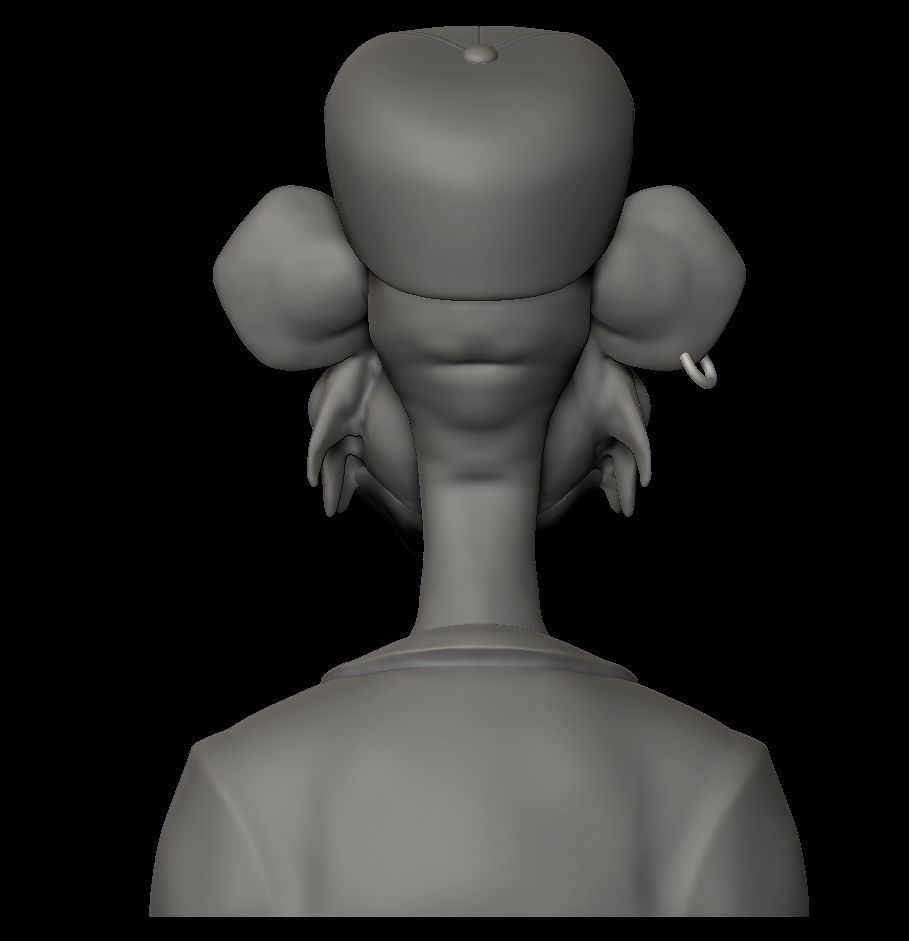 Ape NFT 3D print model_2