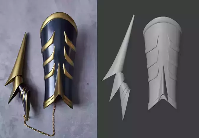 Bleach Soifon Zanpakuto Suzumebachi 3d model 3d print STL