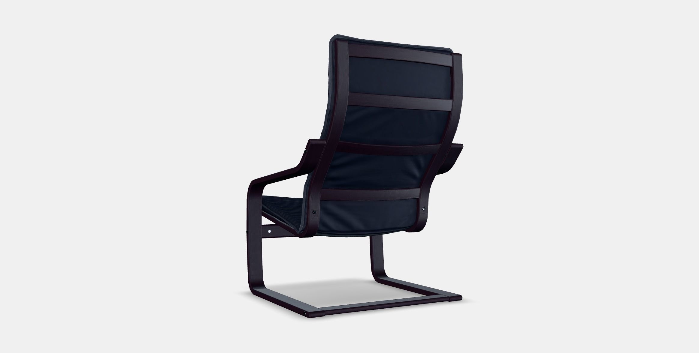 POANG Armchair 2 Low-poly 3D model_16