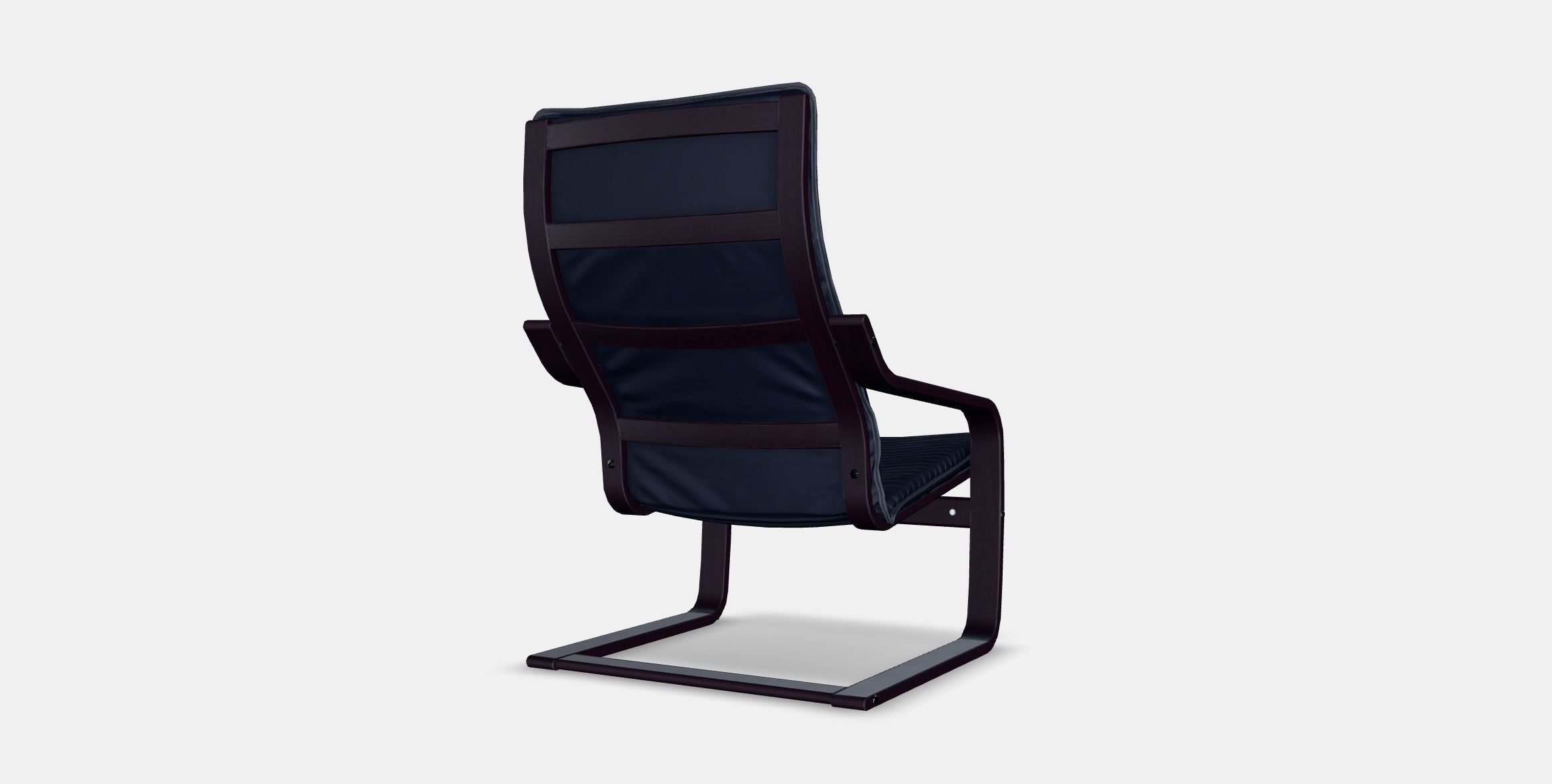 POANG Armchair 2 Low-poly 3D model_5