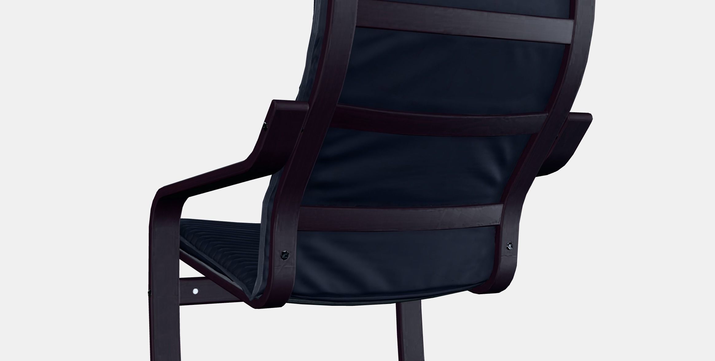 POANG Armchair 2 Low-poly 3D model_2