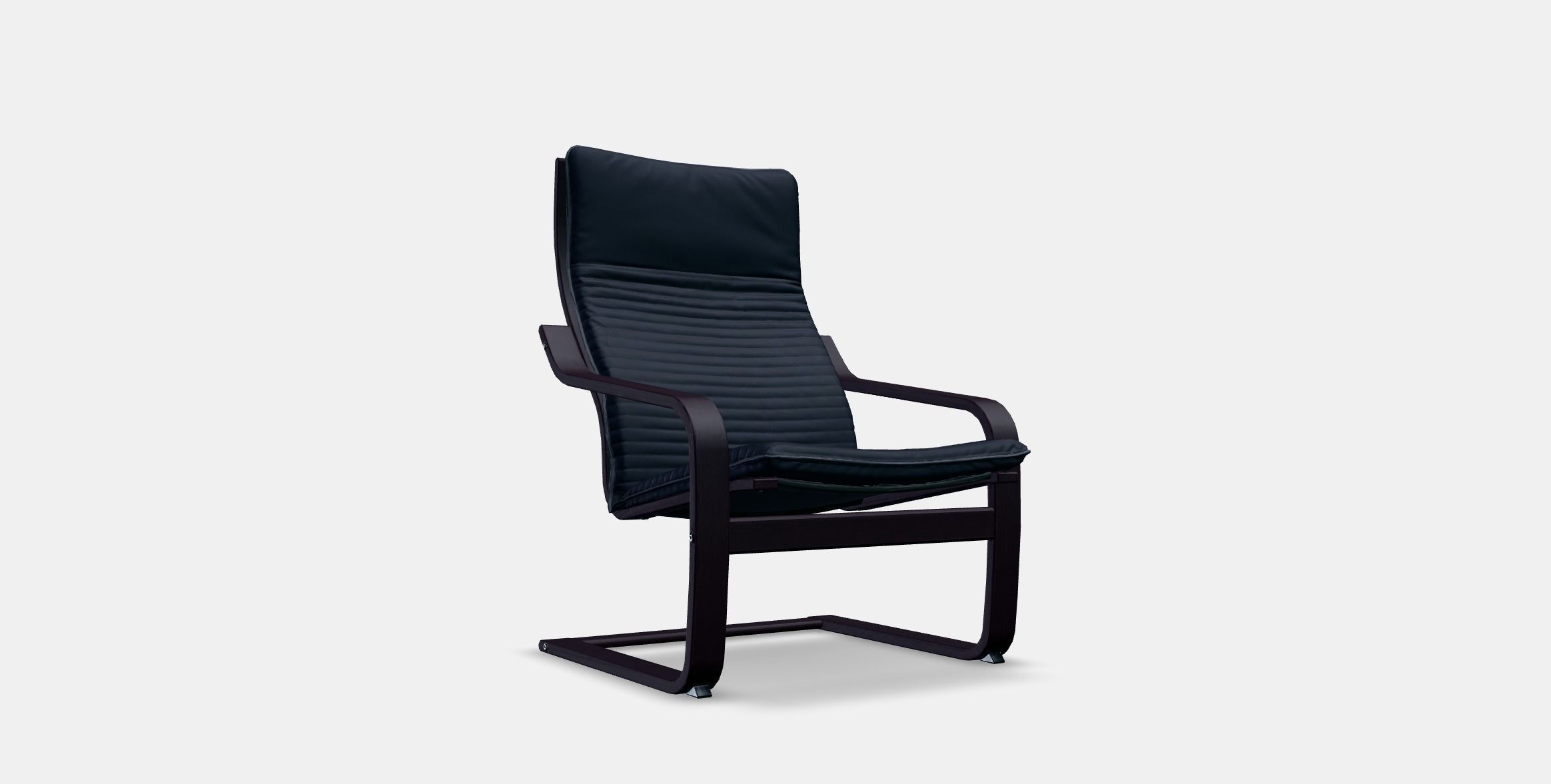 POANG Armchair 2 Low-poly 3D model_3