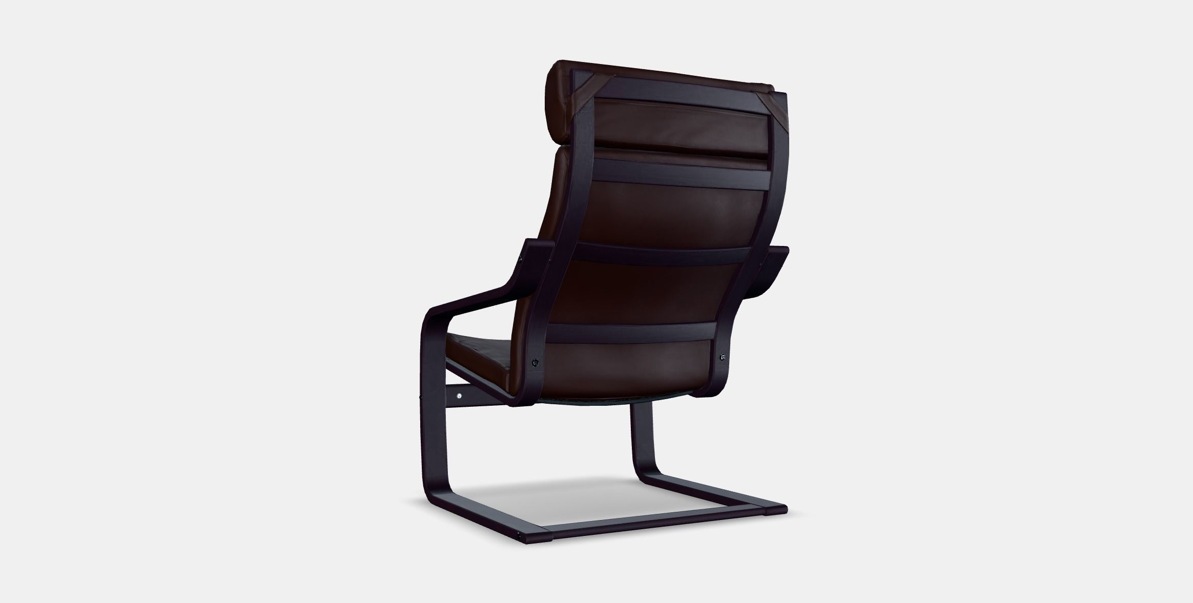 POANG Armchair 3 Low-poly 3D model_16
