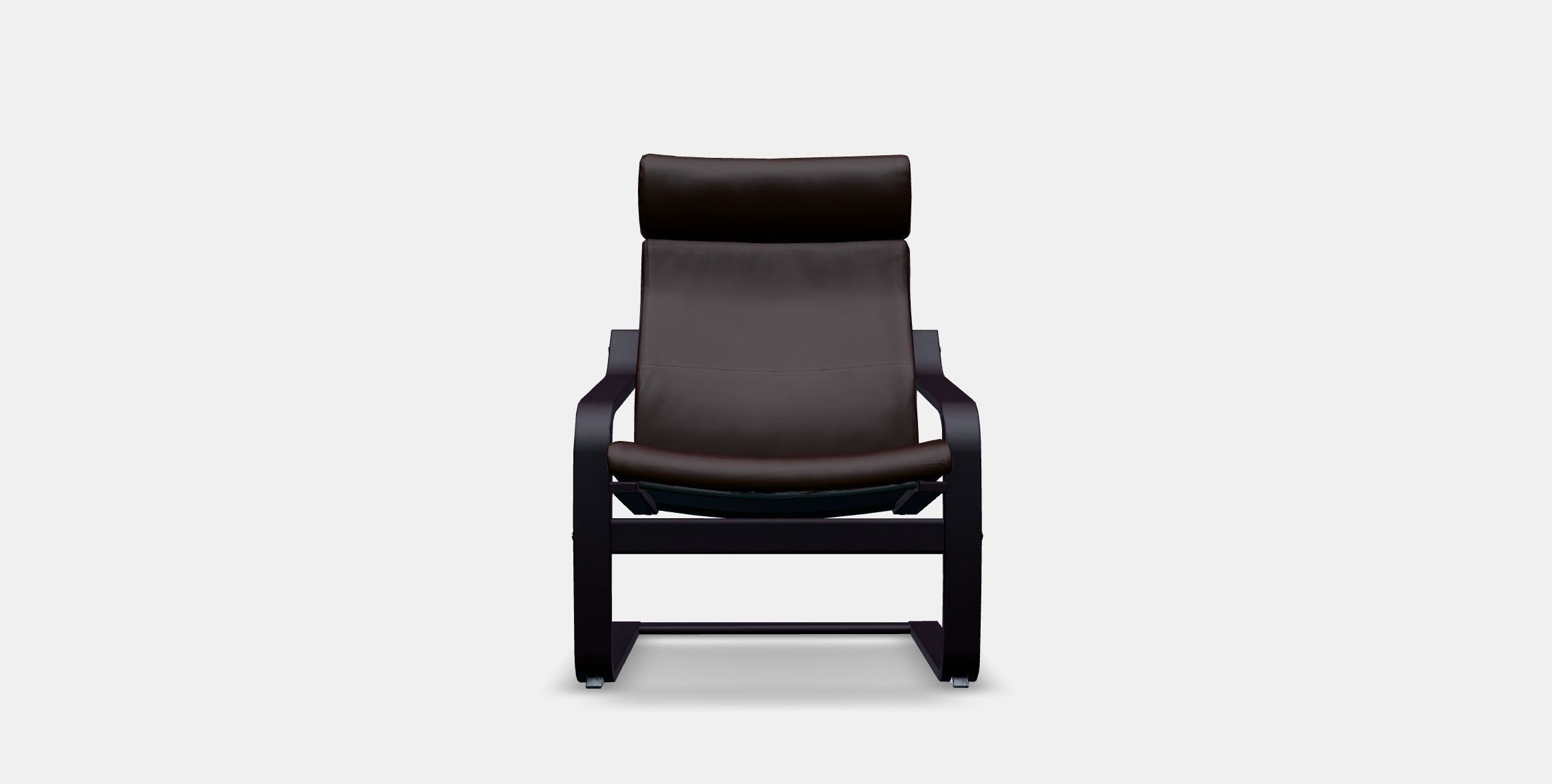 POANG Armchair 3 Low-poly 3D model_10