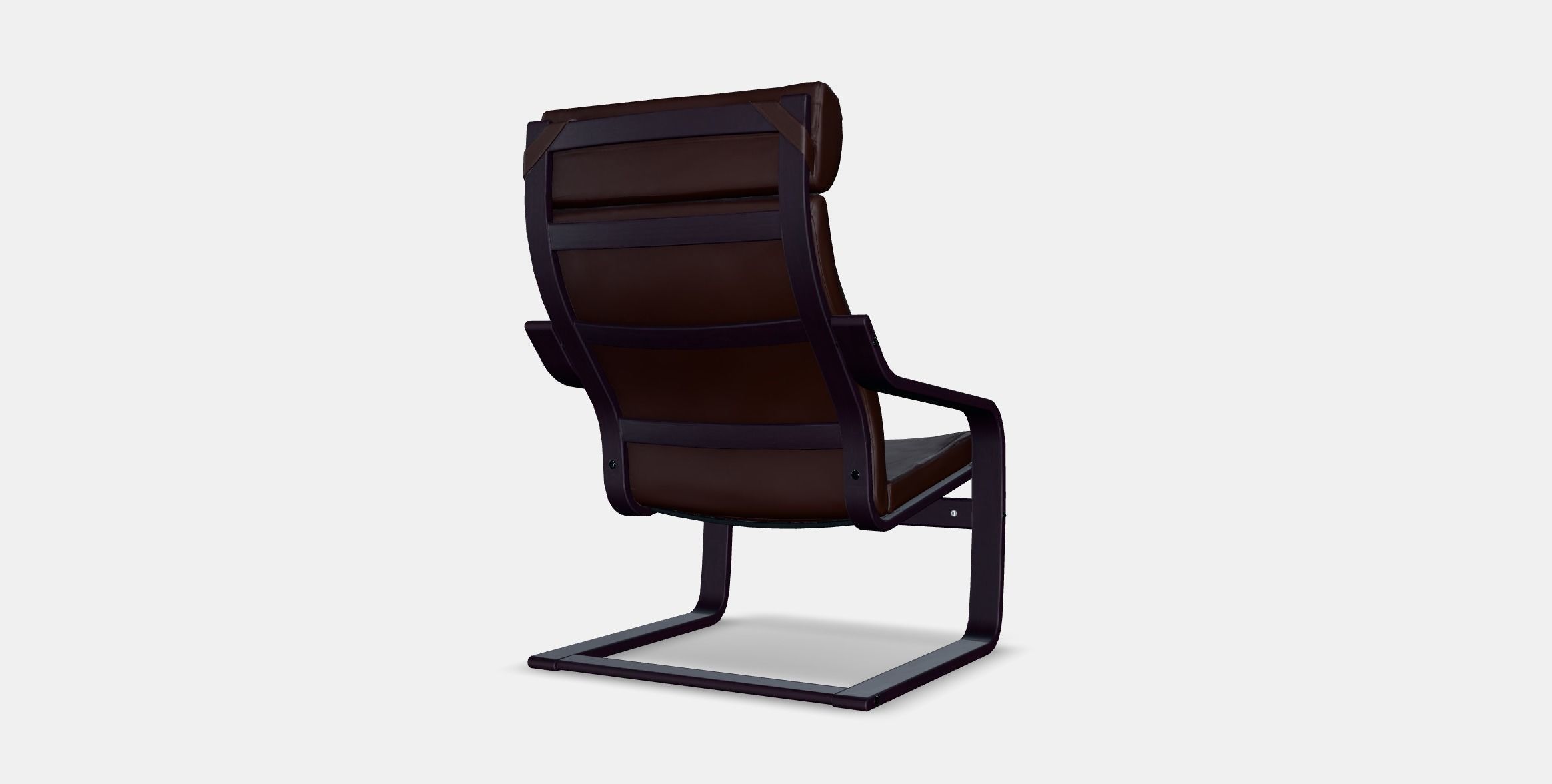 POANG Armchair 3 Low-poly 3D model_5