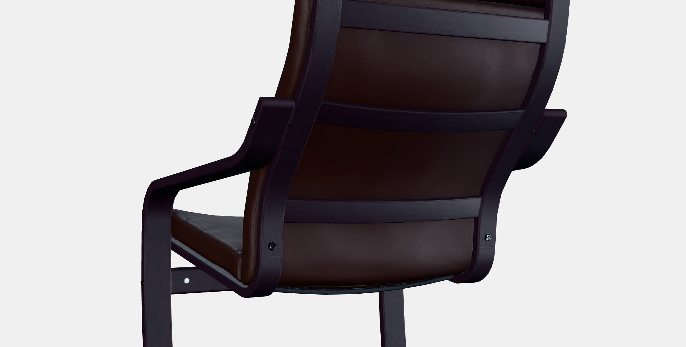 POANG Armchair 3 Low-poly 3D model_3